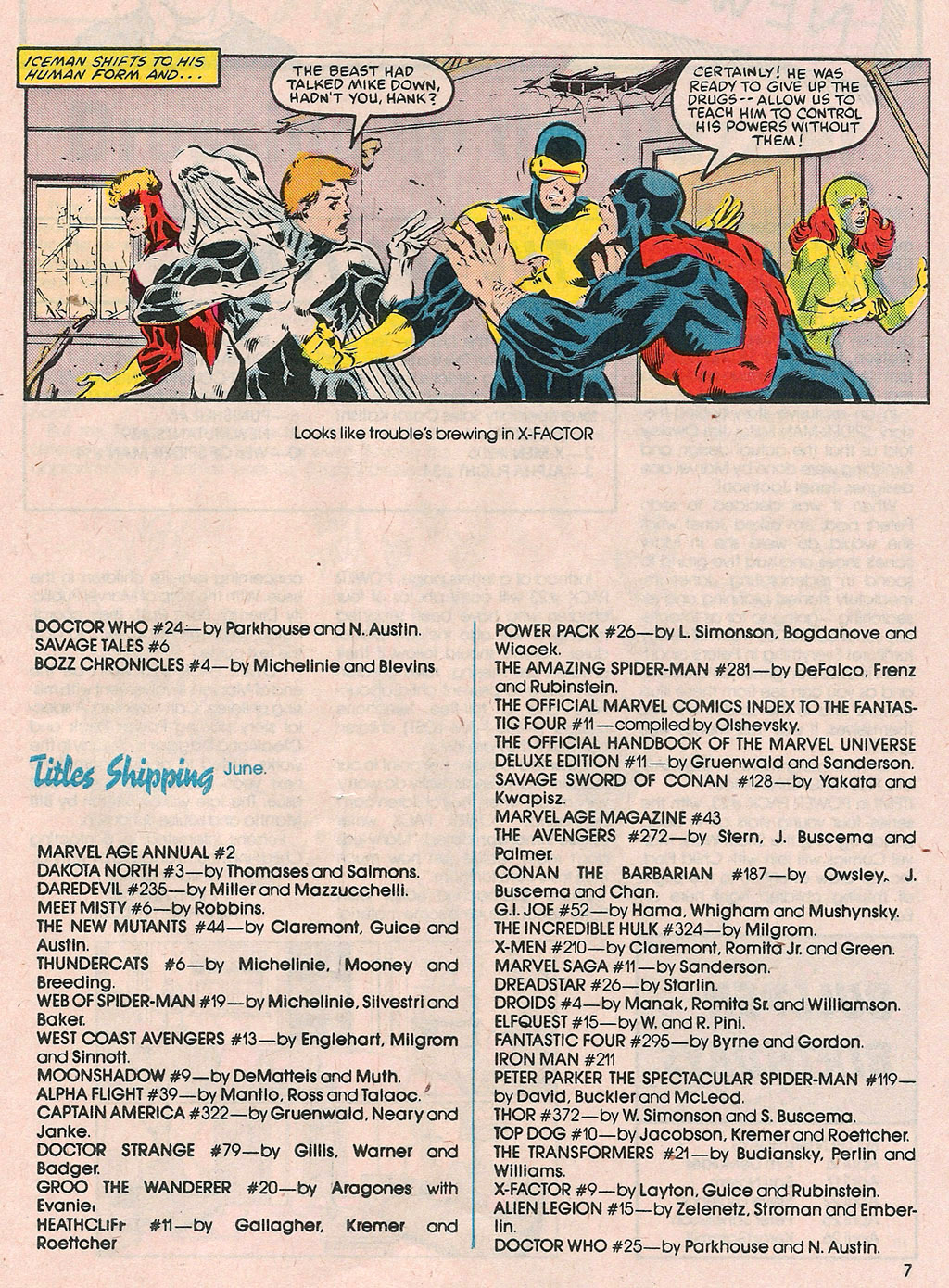 Read online Marvel Age comic -  Issue #40 - 9