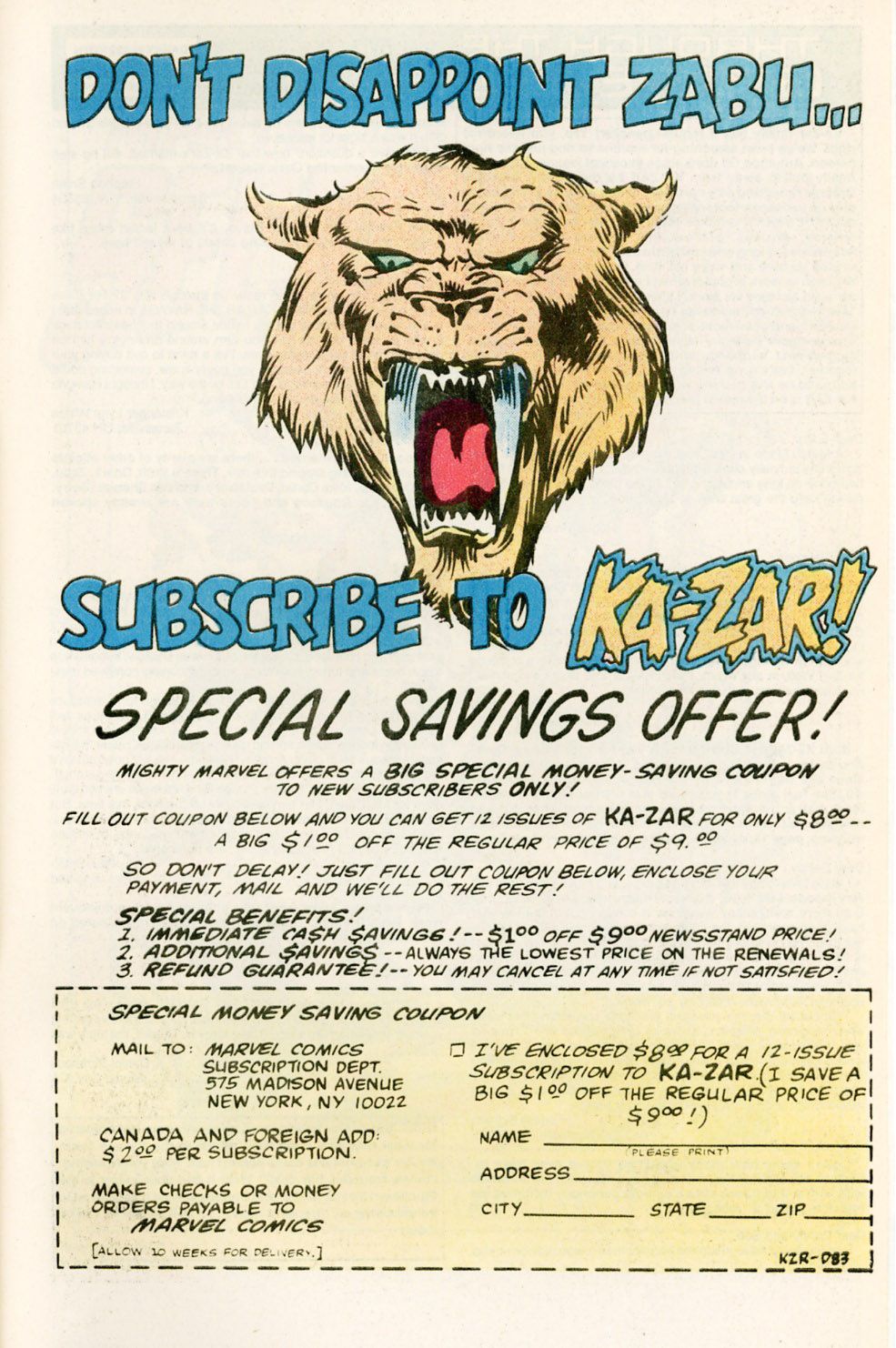 Read online Ka-Zar the Savage comic -  Issue #31 - 27