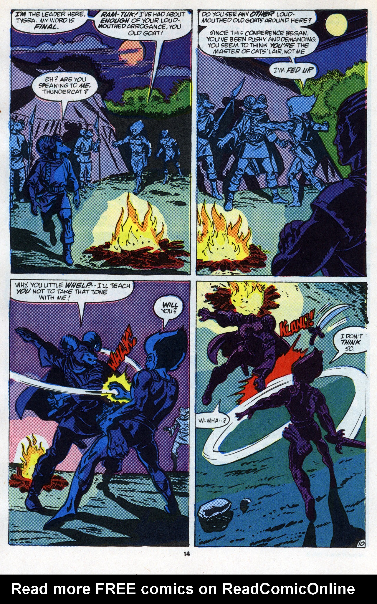 Read online ThunderCats (1985) comic -  Issue #24 - 16