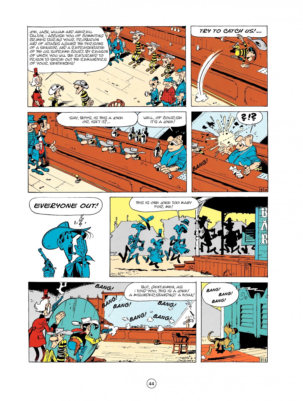 Read online A Lucky Luke Adventure comic -  Issue #36 - 44