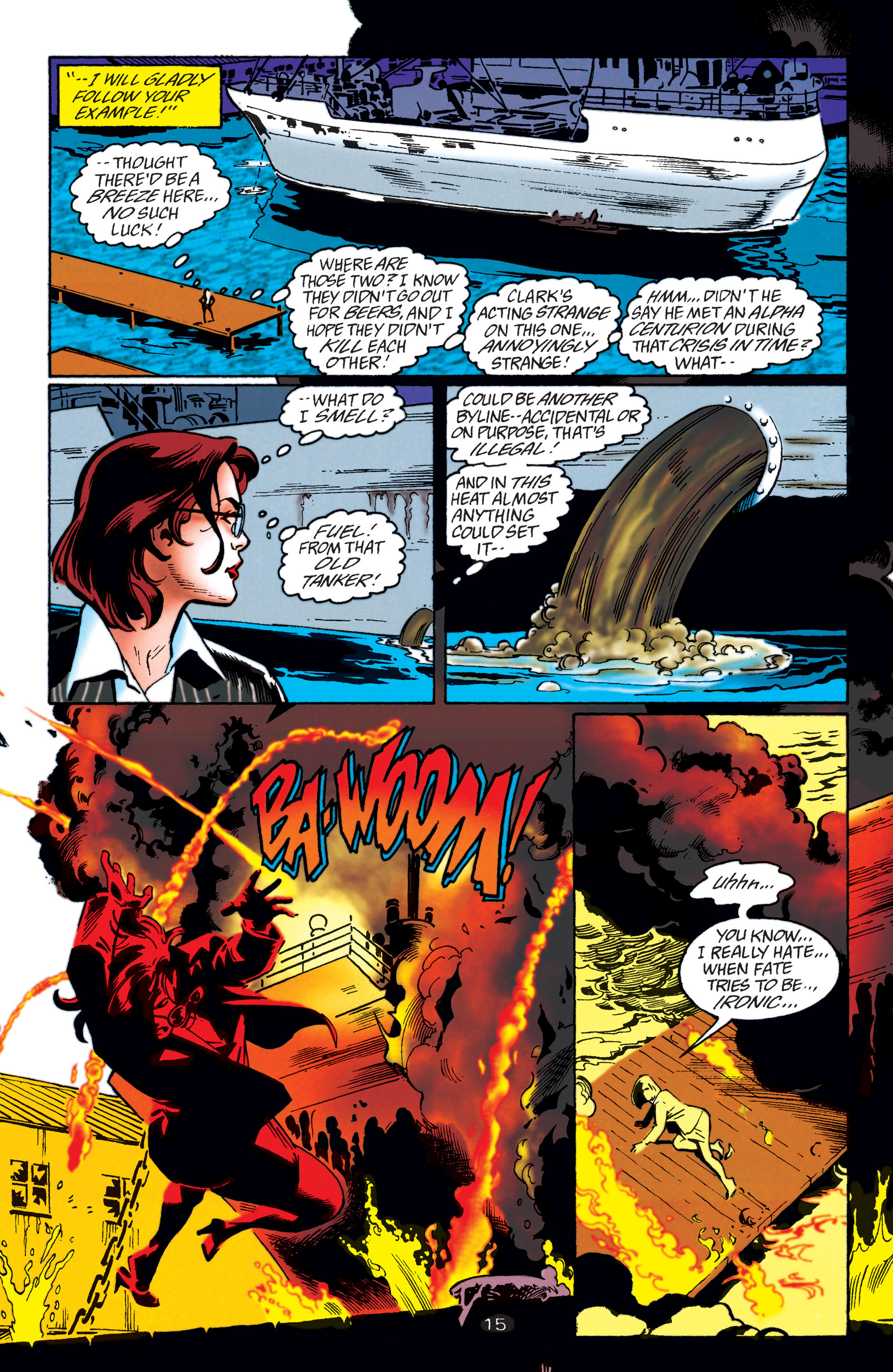 Read online Adventures of Superman (1987) comic -  Issue #527 - 16