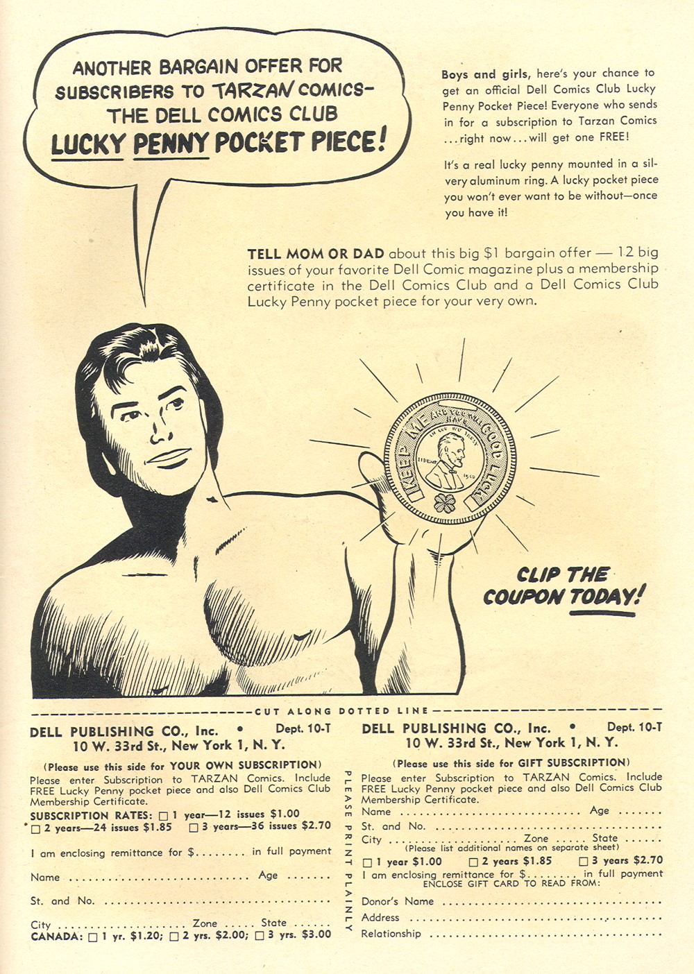Read online Tarzan (1948) comic -  Issue #61 - 35