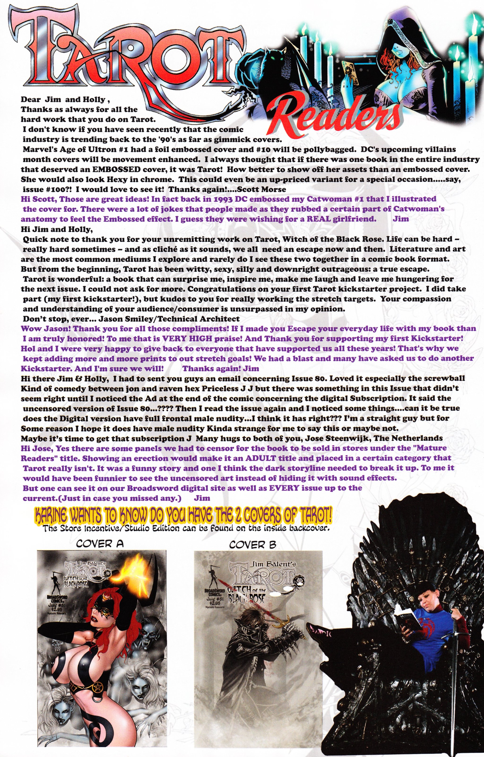 Read online Tarot: Witch of the Black Rose comic -  Issue #81 - 30