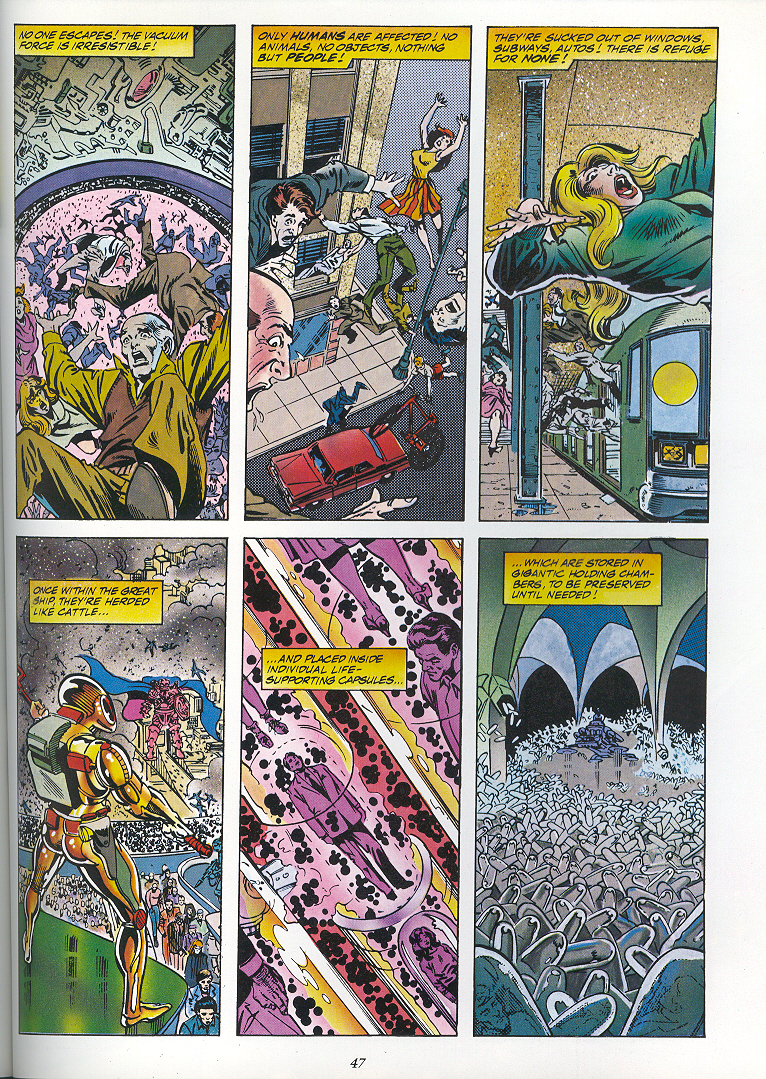 Read online Marvel Graphic Novel comic -  Issue #58 - Silver Surfer - The Enslavers - 49