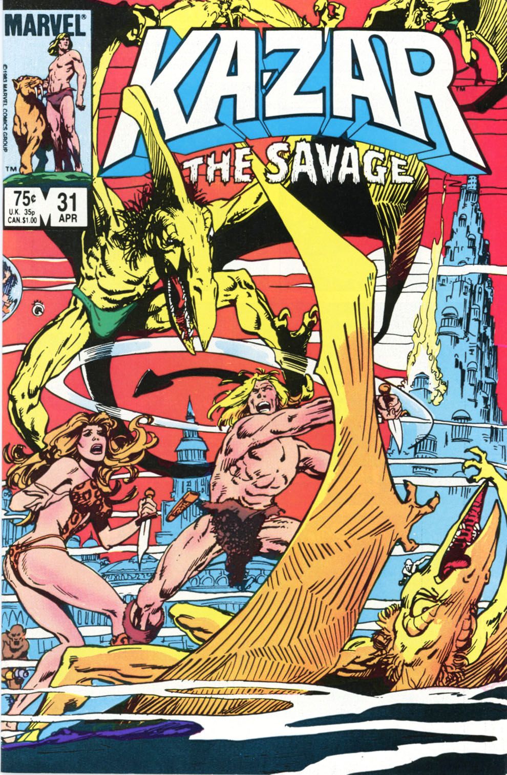 Read online Ka-Zar the Savage comic -  Issue #31 - 1