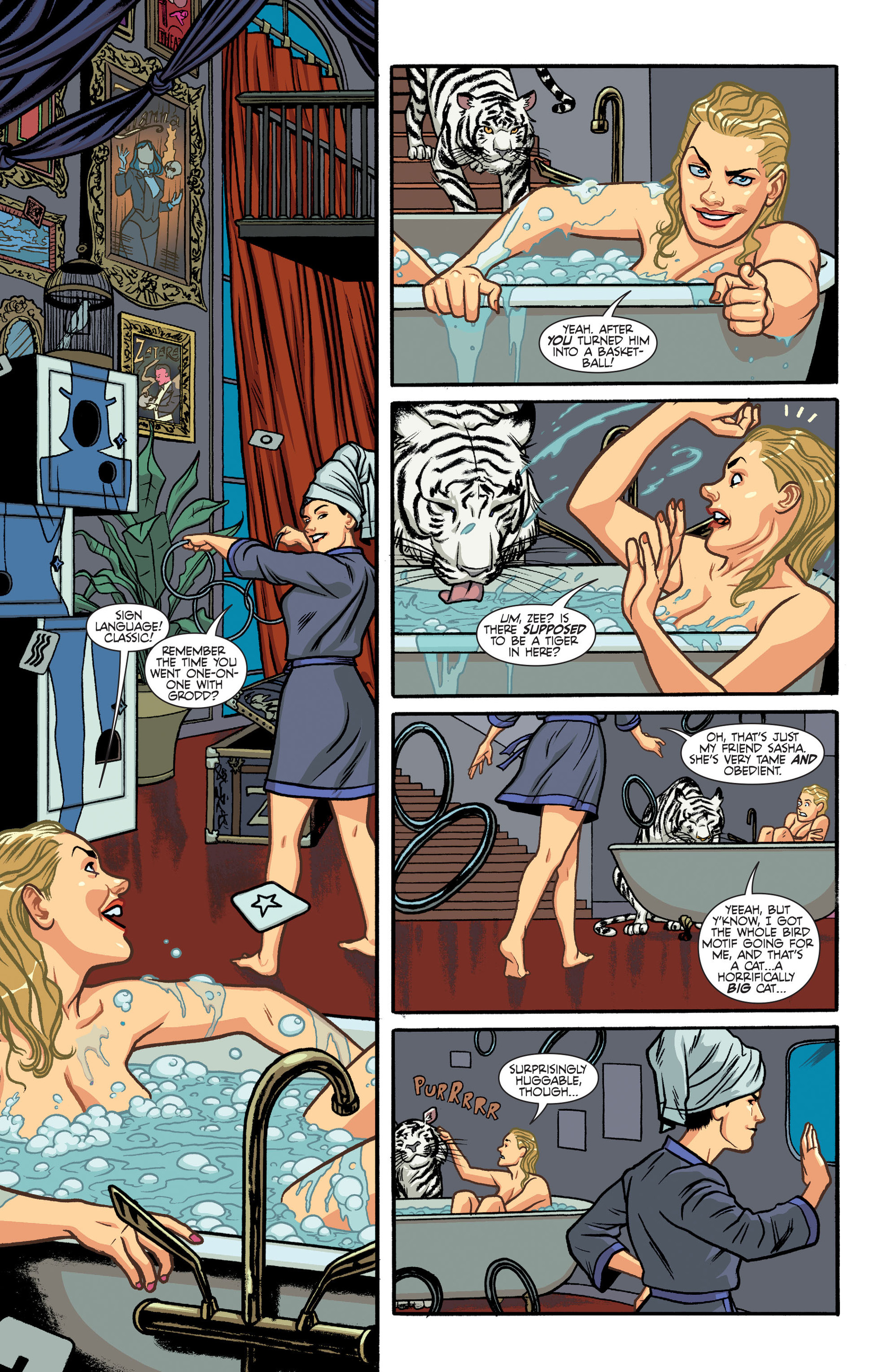 Read online Black Canary and Zatanna: Bloodspell comic -  Issue # Full - 66