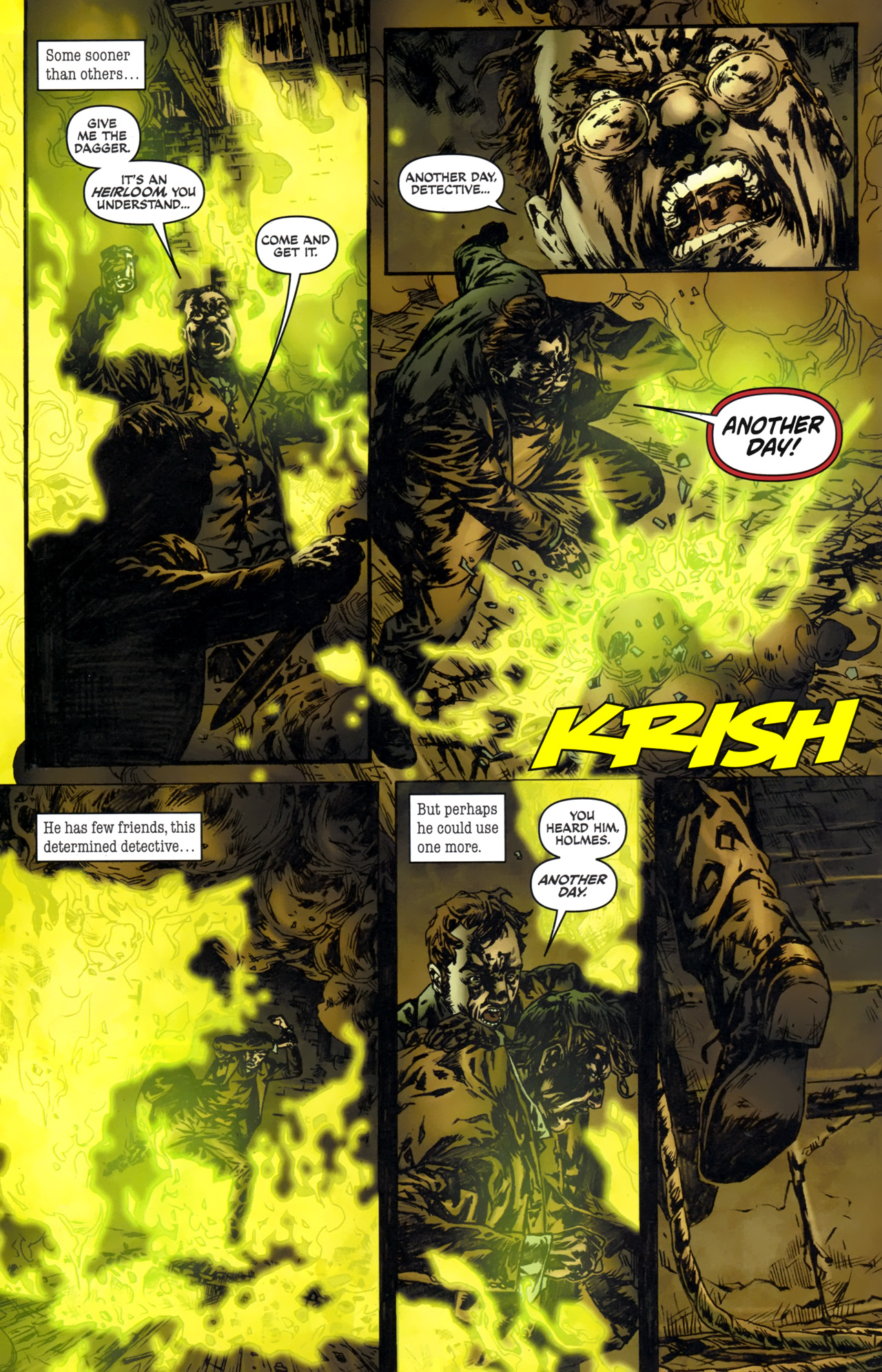 Read online Sherlock Holmes: Year One comic -  Issue #6 - 21