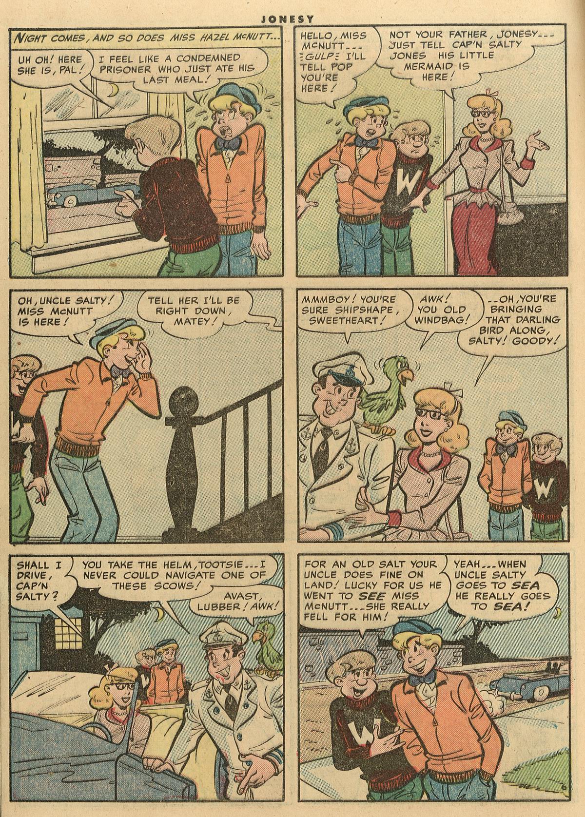 Read online Jonesy (1953) comic -  Issue #5 - 8