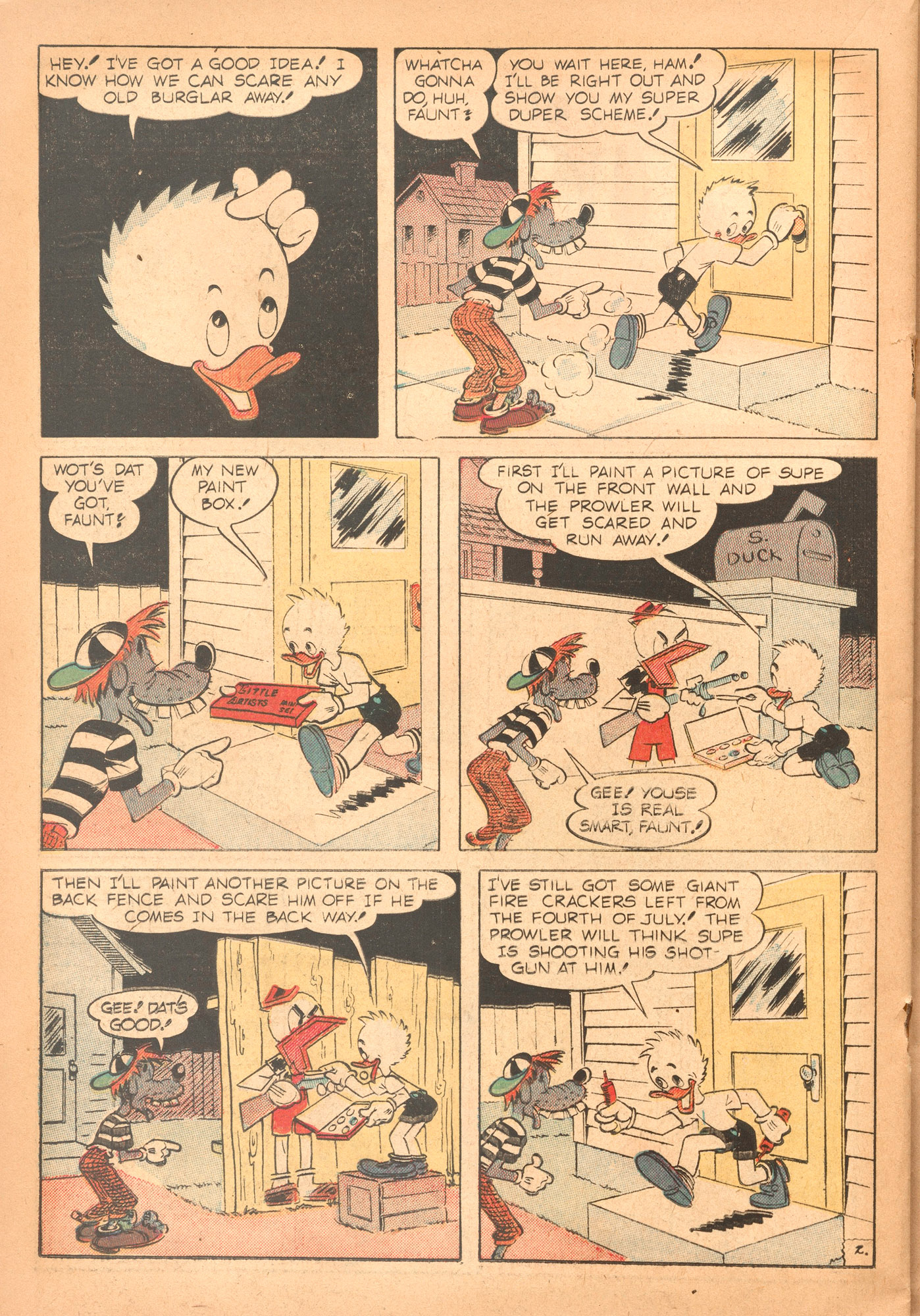 Read online Super Duck Comics comic -  Issue #39 - 34