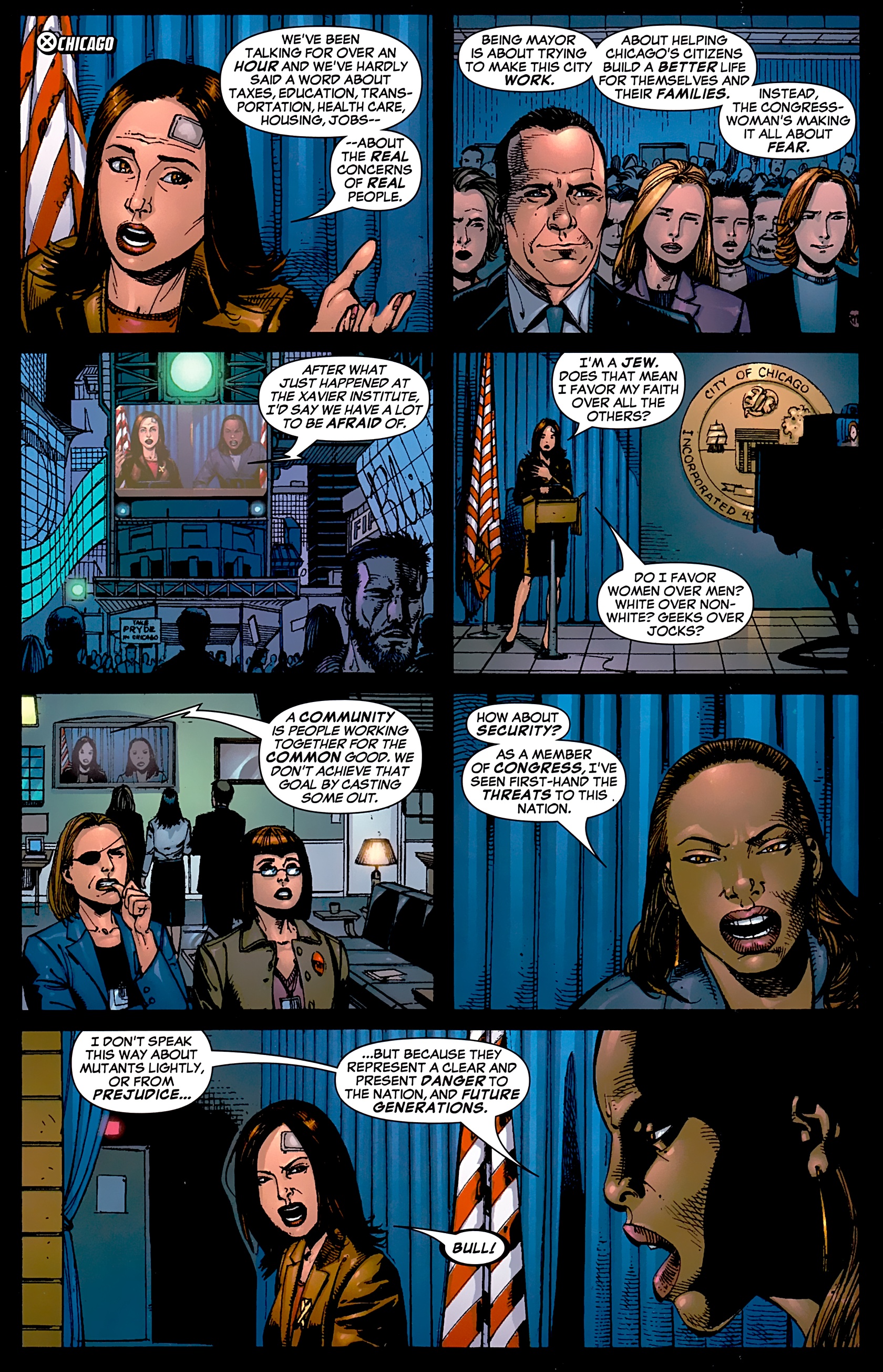 Read online X-Men: The End: Book 2: Heroes & Martyrs comic -  Issue #6 - 10