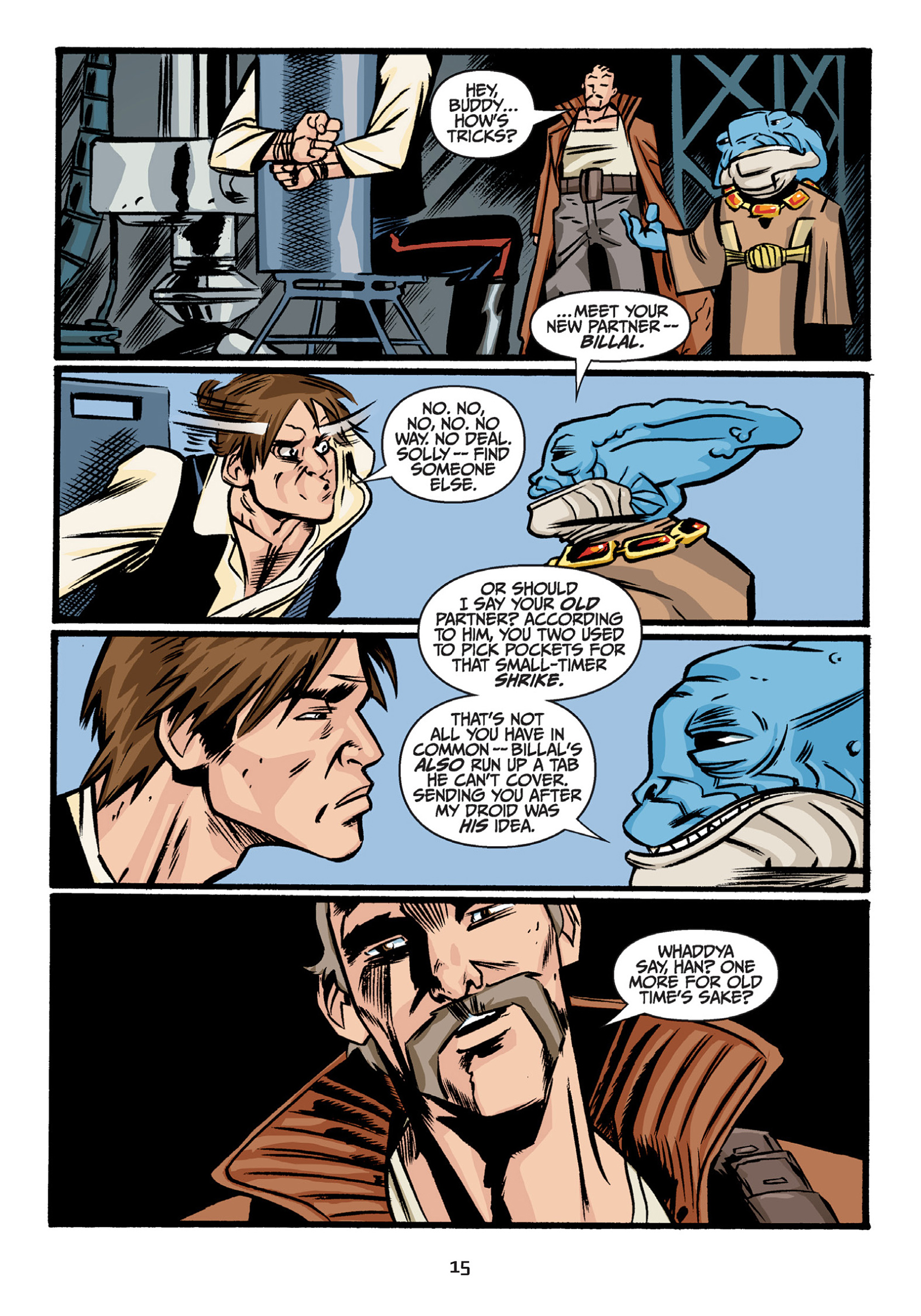 Read online Star Wars Adventures comic -  Issue # Issue Han Solo and the Hollow Moon of Khorya - 17