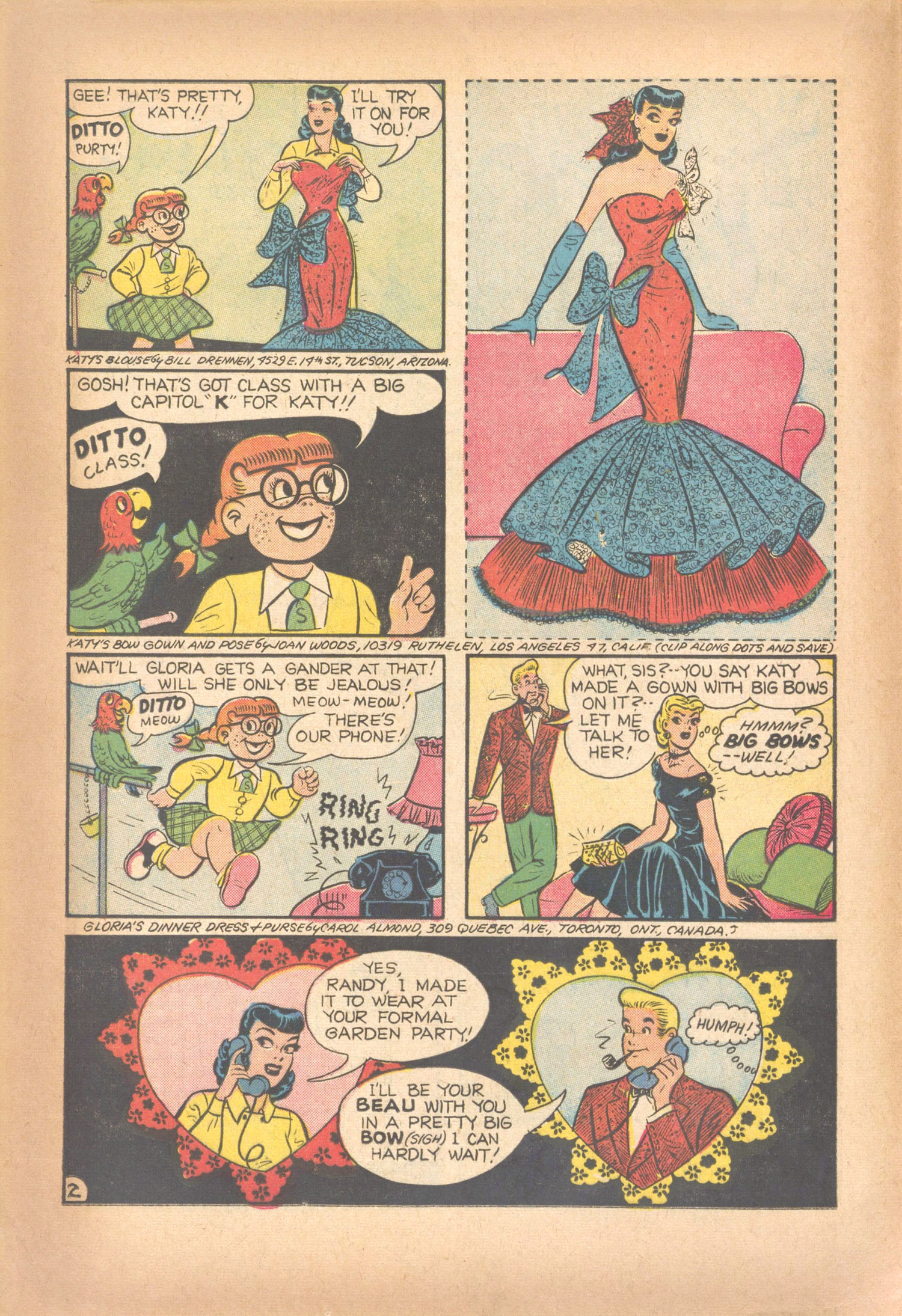 Read online Katy Keene (1949) comic -  Issue #25 - 16