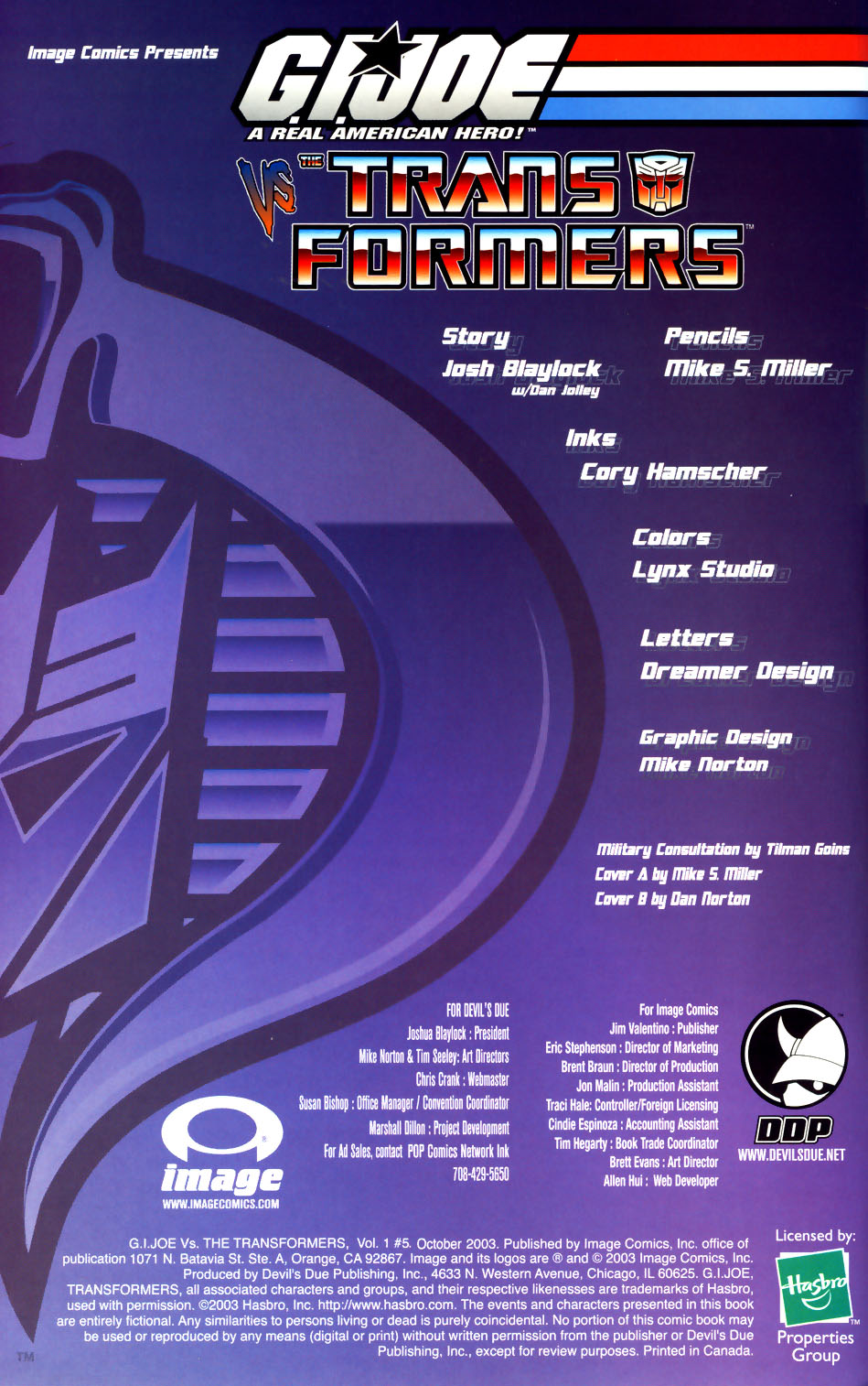 Read online G.I. Joe vs. The Transformers comic -  Issue #5 - 3