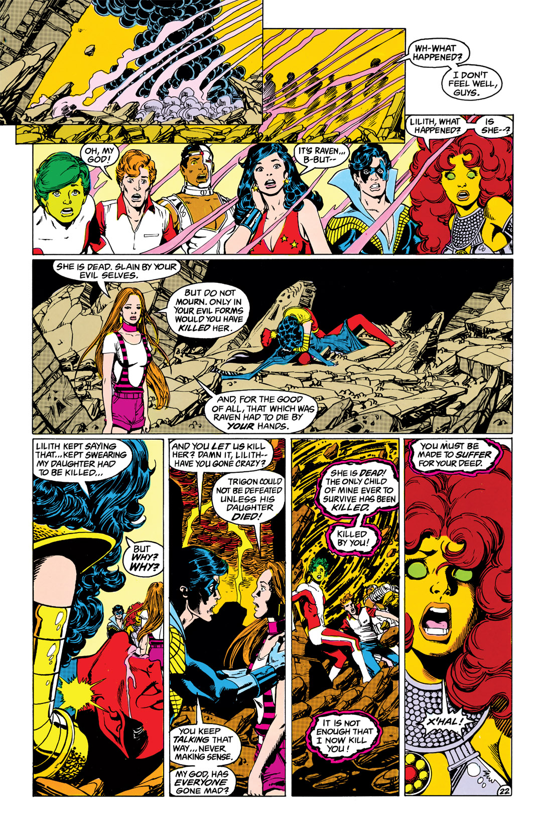 Read online The New Teen Titans (1984) comic -  Issue #4 - 23