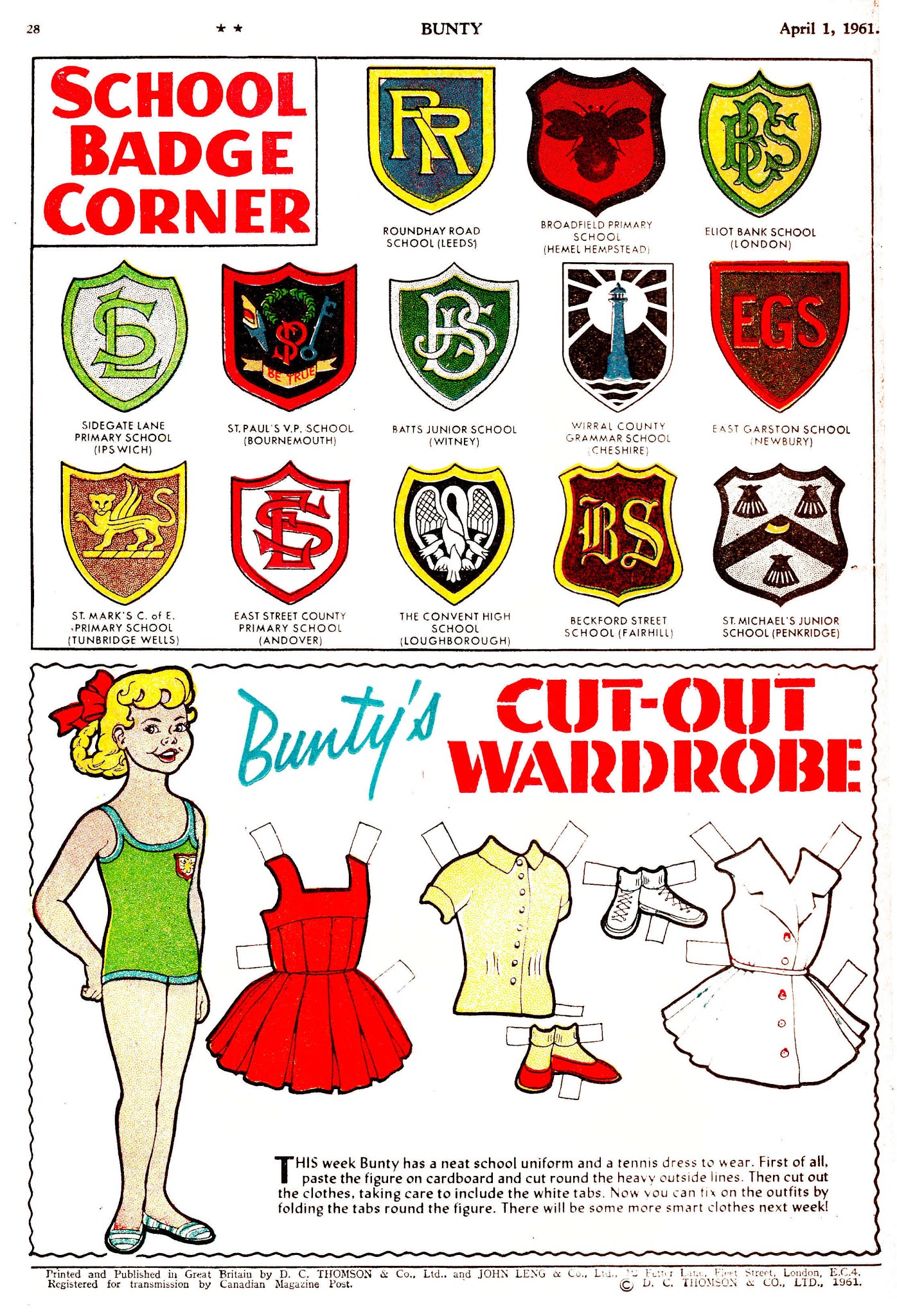Read online Bunty comic -  Issue #168 - 28