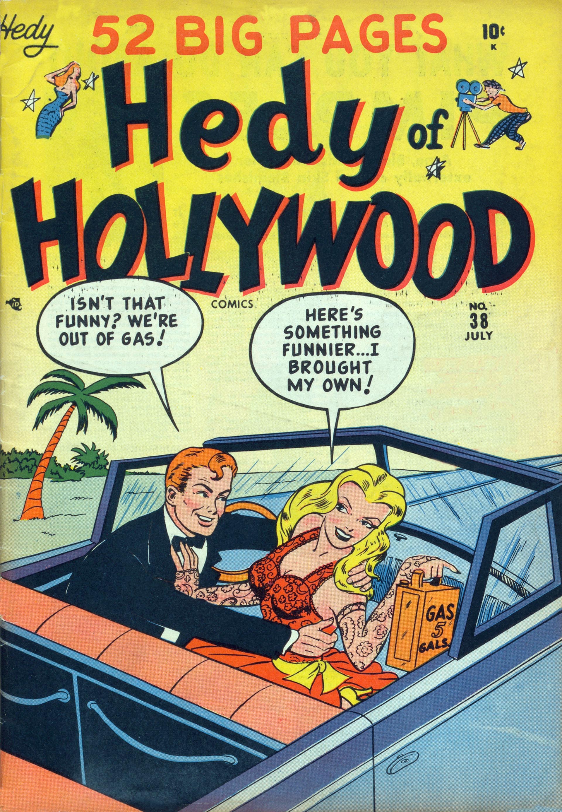 Read online Hedy Of Hollywood Comics comic -  Issue #38 - 1