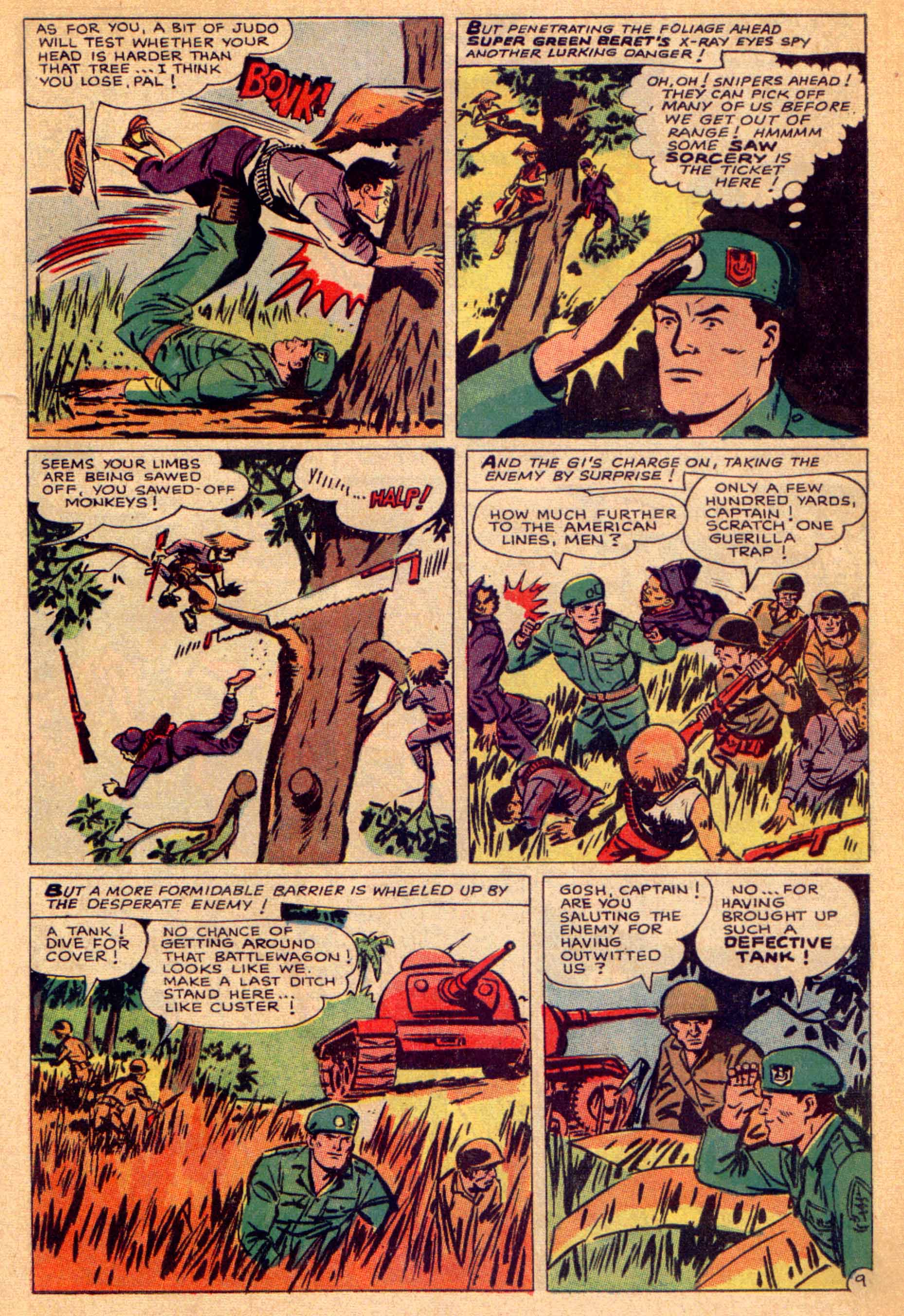 Read online Super Green Beret comic -  Issue #1 - 11
