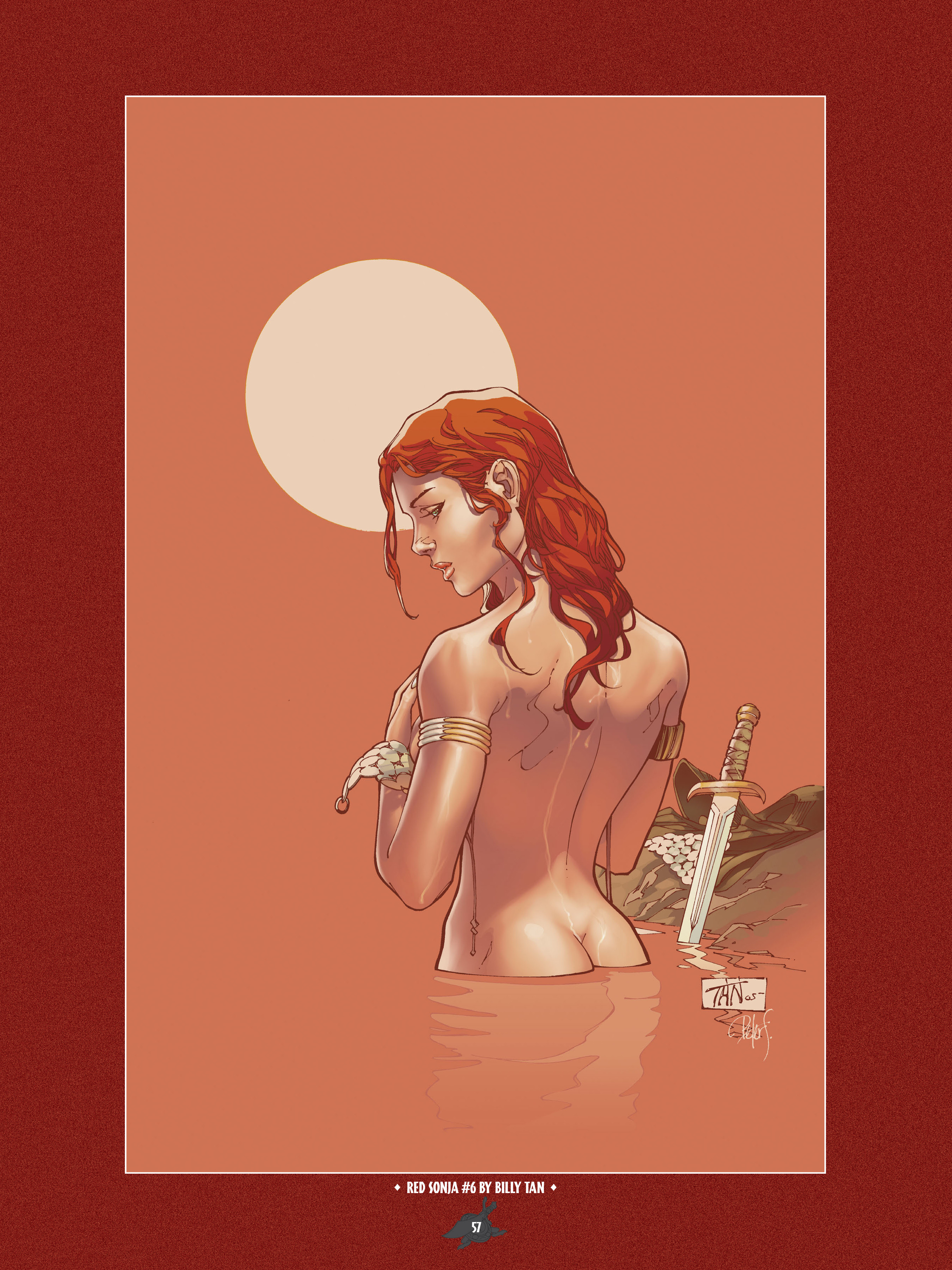 Read online The Art of Red Sonja comic -  Issue # TPB 1 (Part 1) - 56