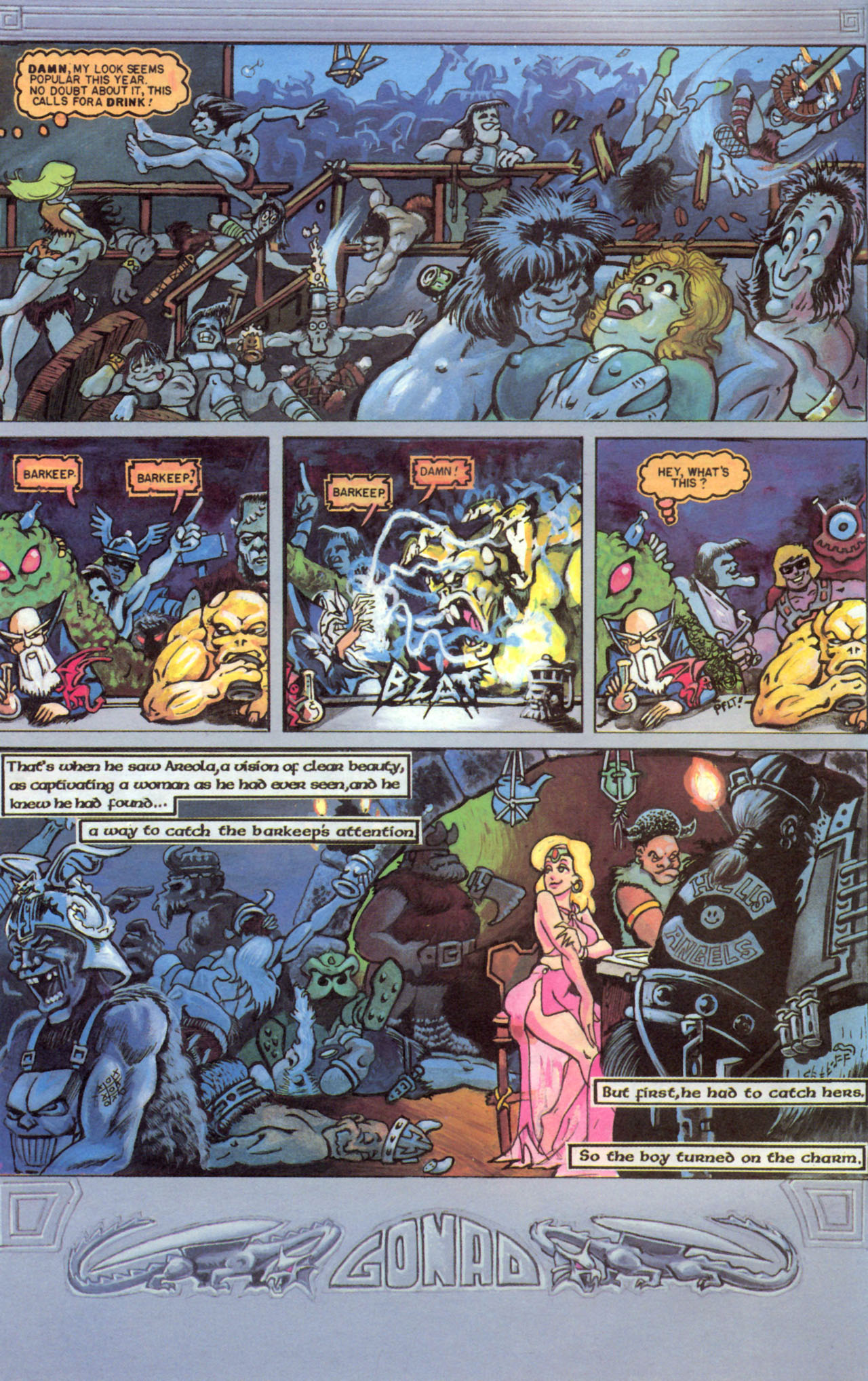 Read online Gonad the Barbarian comic -  Issue # Full - 6