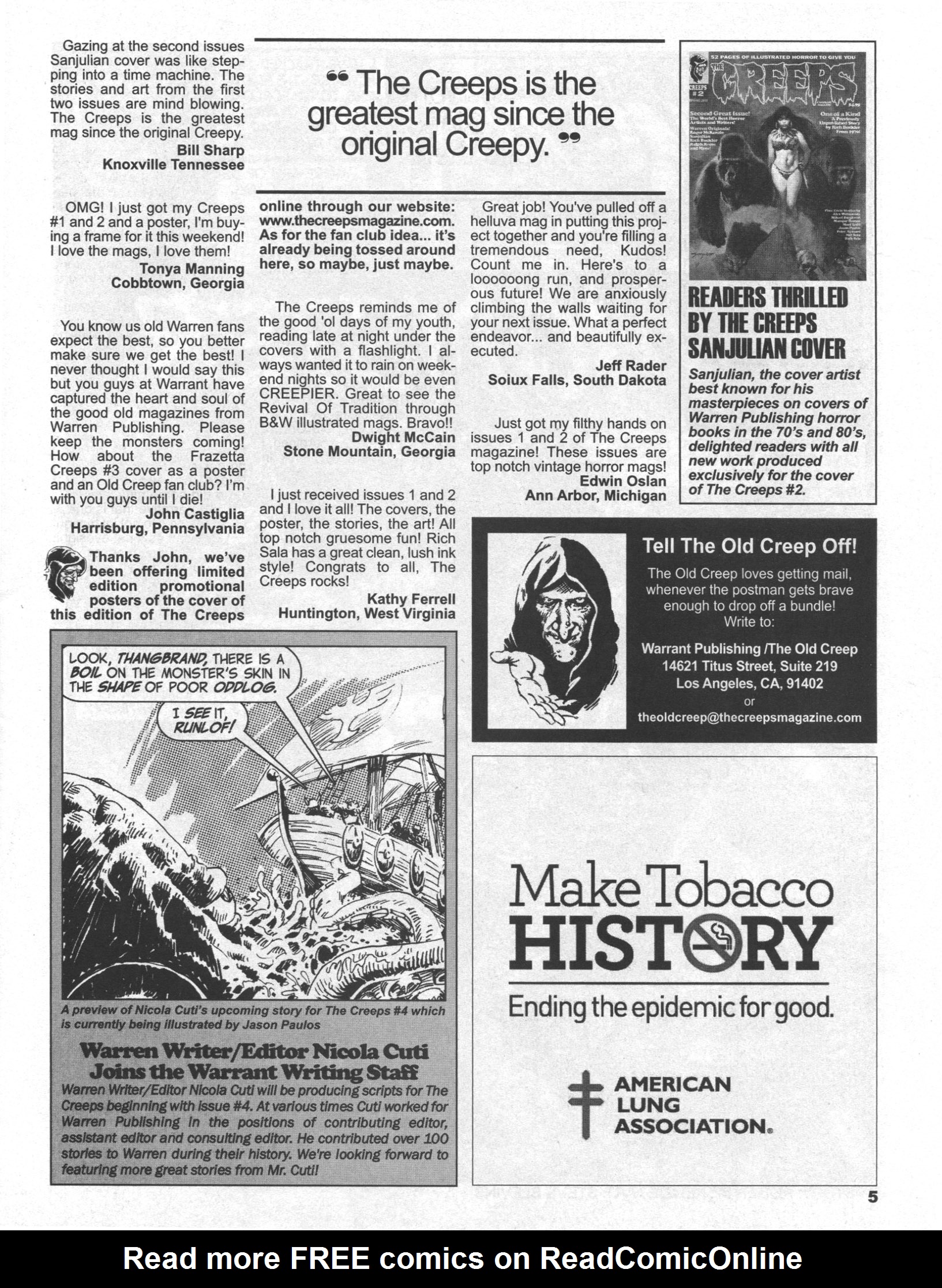Read online The Creeps comic -  Issue #3 - 5