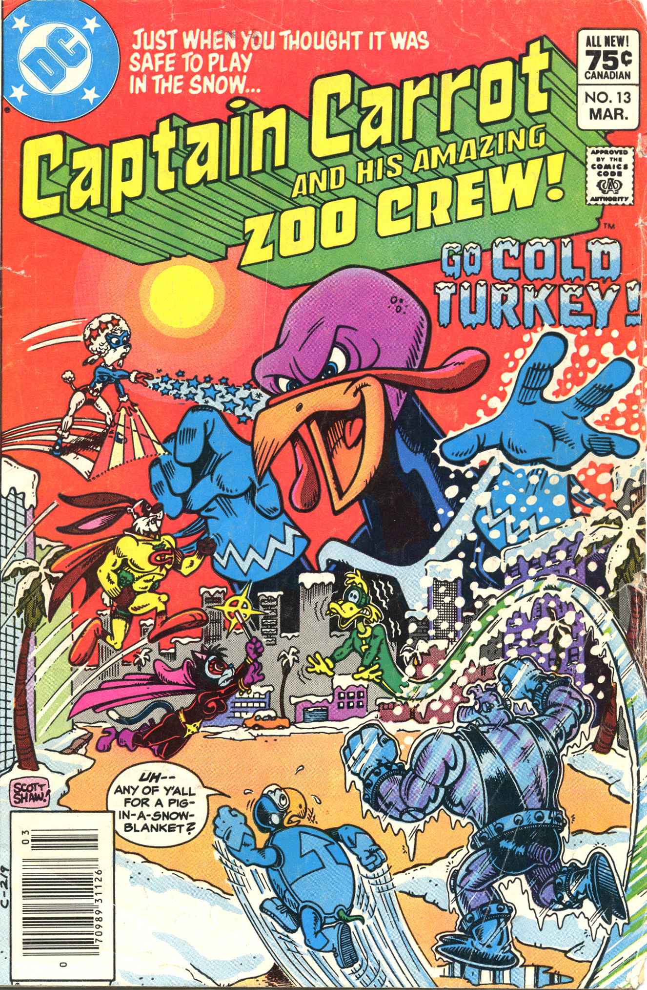 Read online Captain Carrot and His Amazing Zoo Crew! comic -  Issue #13 - 1