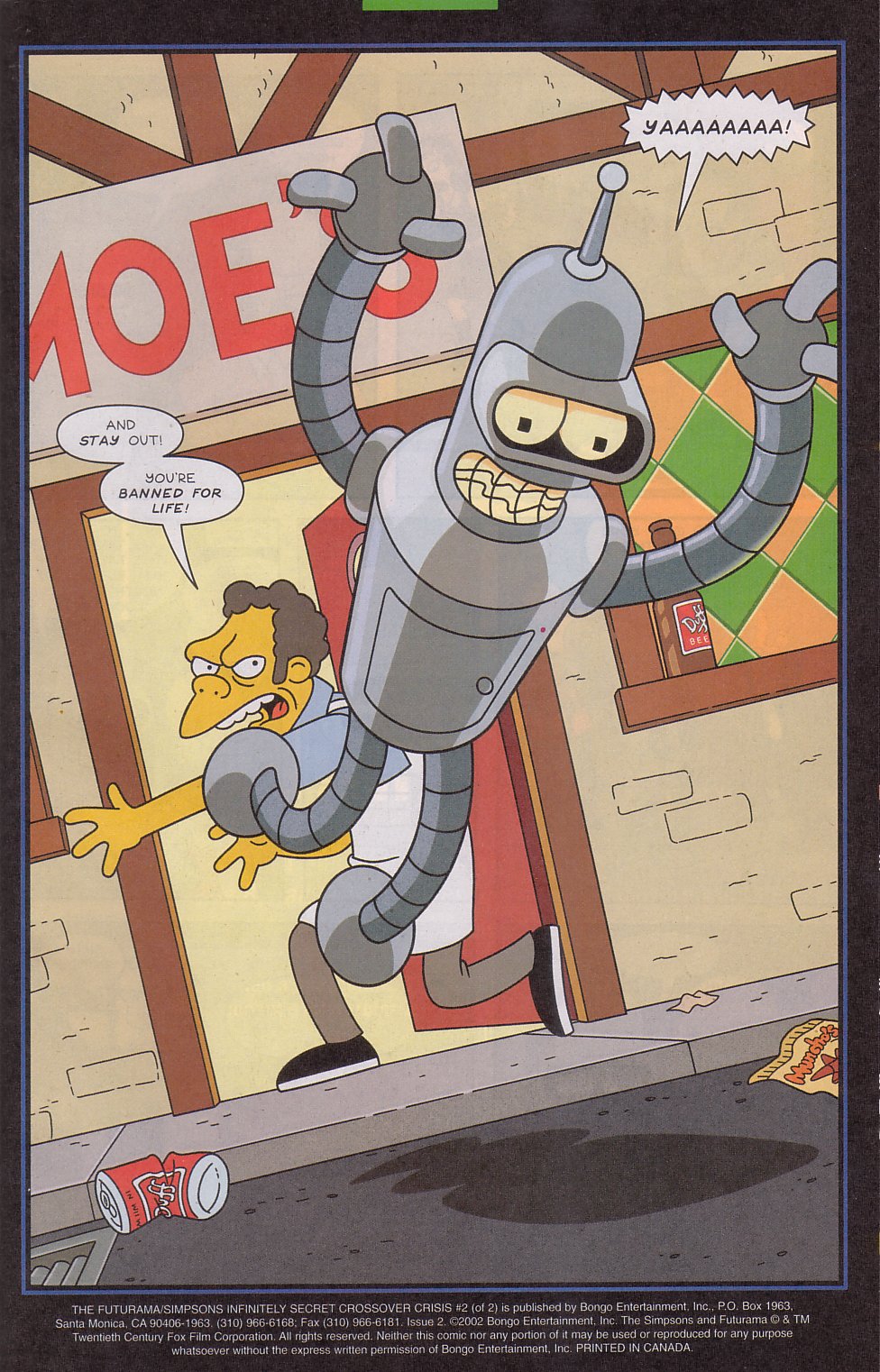 The Futurama/Simpsons Infinitely Secret Crossover Crisis issue 2 - Page 4