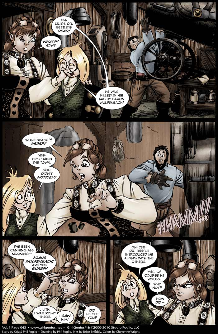 Read online Girl Genius (2002) comic -  Issue #1 - 43
