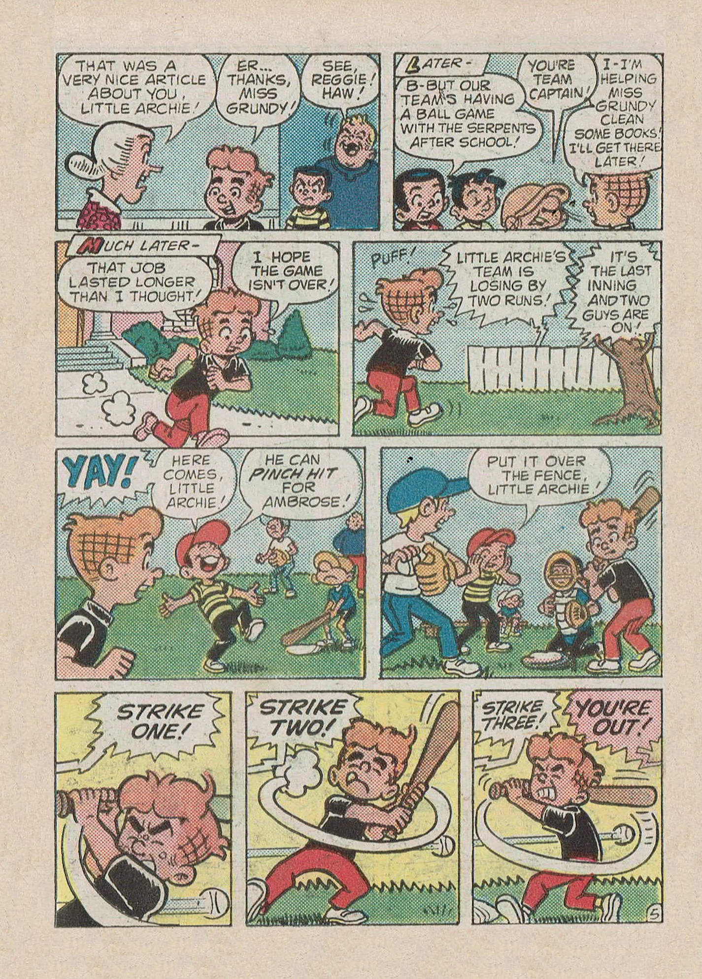 Read online Little Archie Comics Digest Magazine comic -  Issue #25 - 95
