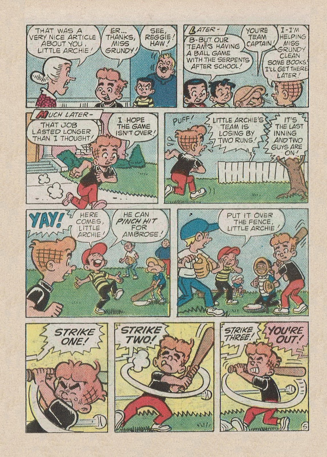Little Archie Comics Digest Magazine issue 25 - Page 95