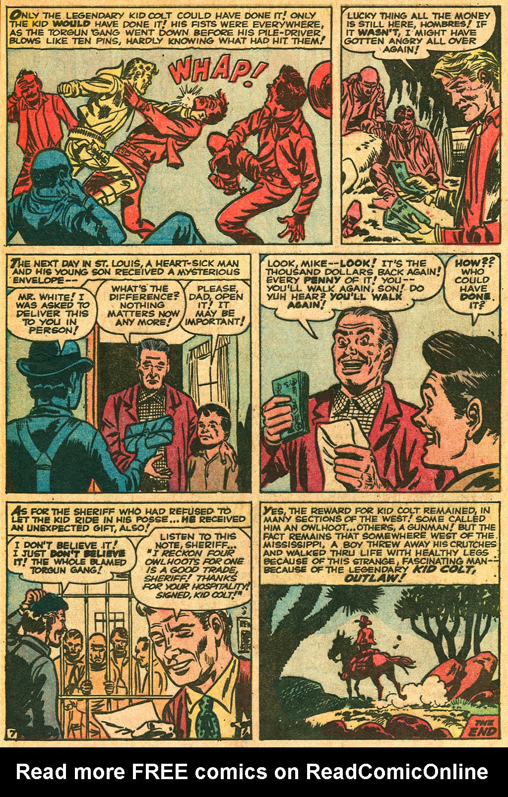 Read online Kid Colt Outlaw comic -  Issue #132 - 41