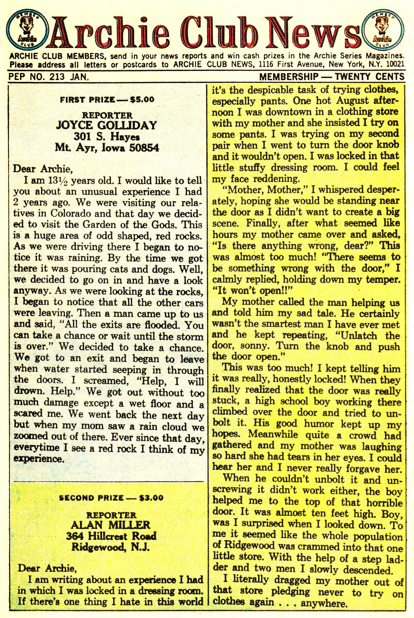 Read online Pep Comics comic -  Issue #213 - 10