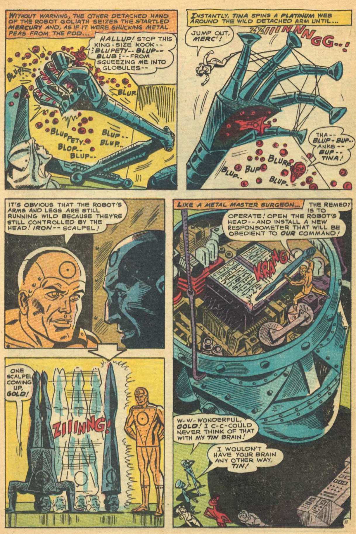 Read online Metal Men (1963) comic -  Issue #20 - 16