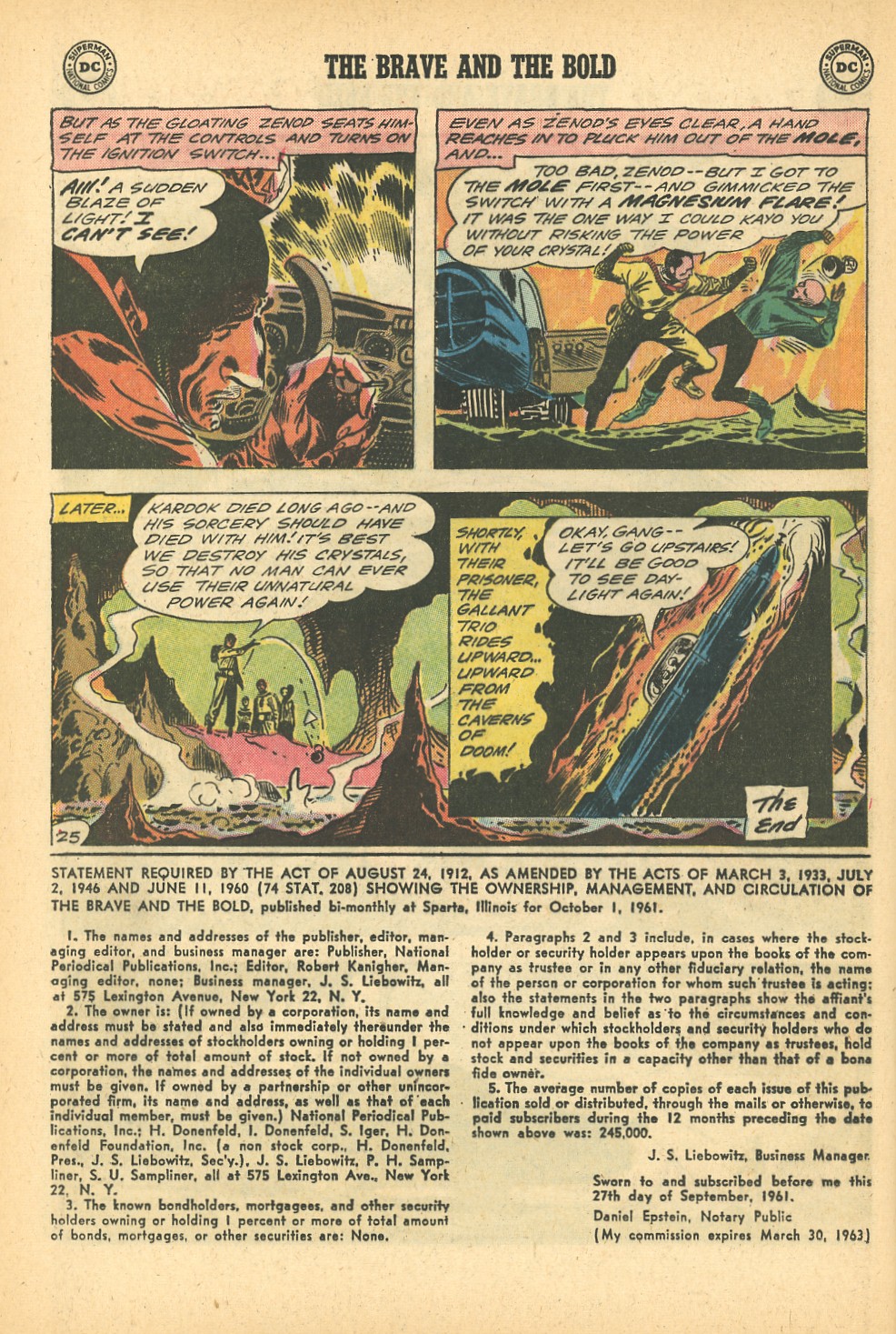 Read online The Brave and the Bold (1955) comic -  Issue #40 - 32