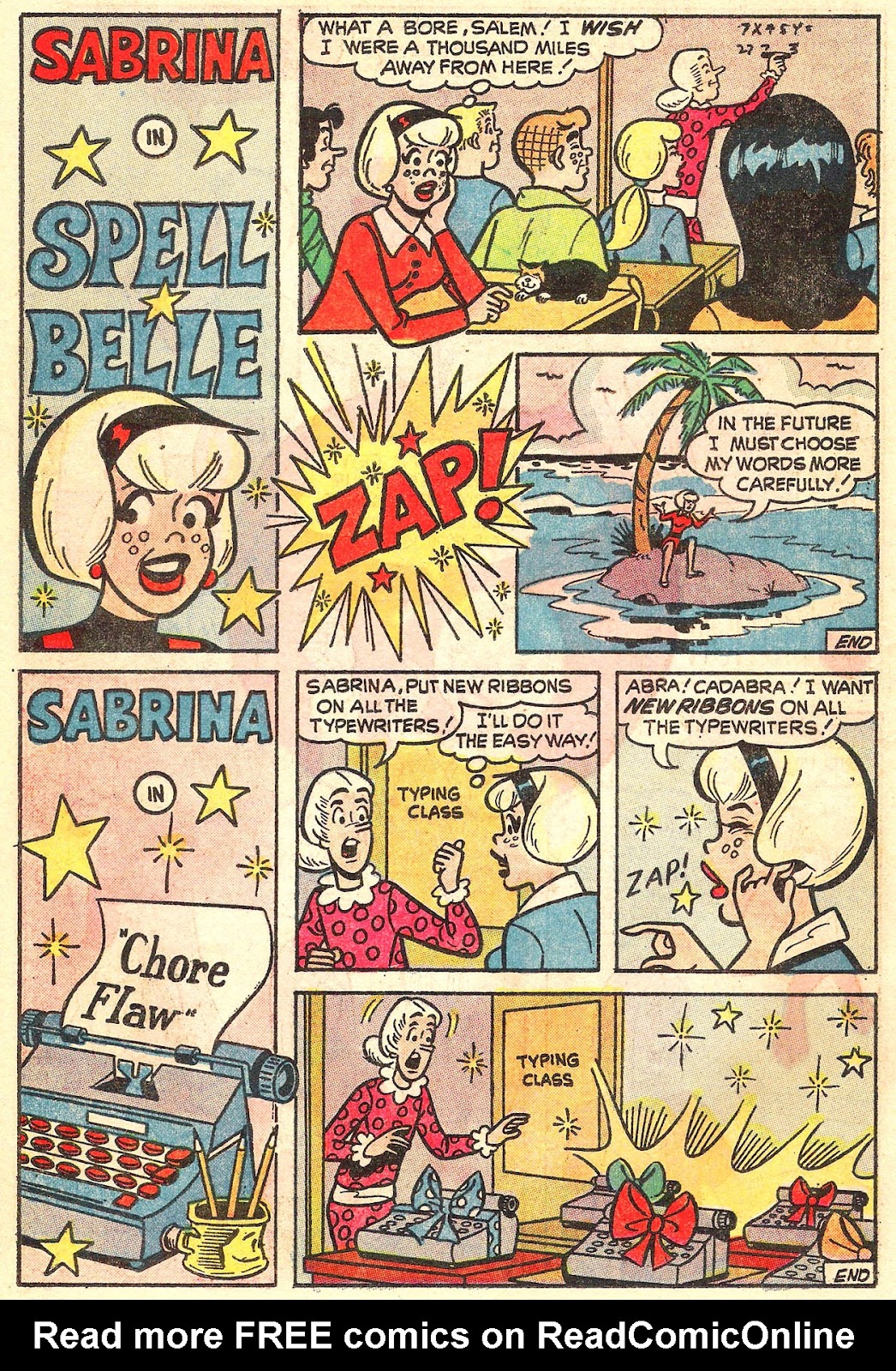 Sabrina The Teenage Witch (1971) Issue #16 #16 - English 14 Sabrina The Teenage Witch (1971) Issue #16 #16 - English 14