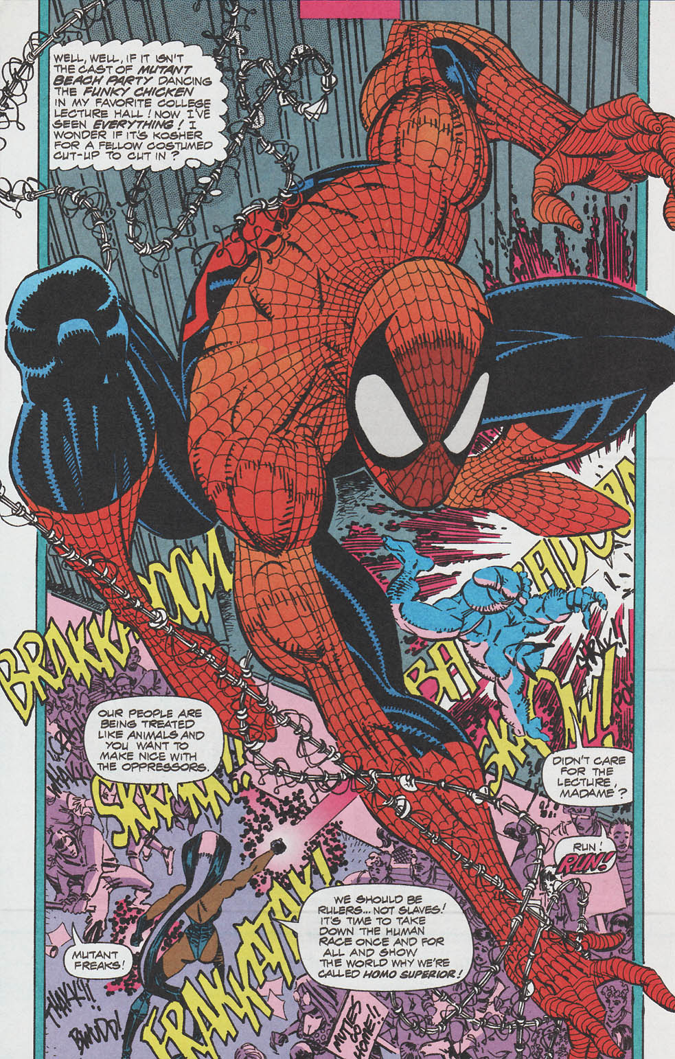 Read online Spider-Man (1990) comic -  Issue #15 - The Mutant Factor - 7