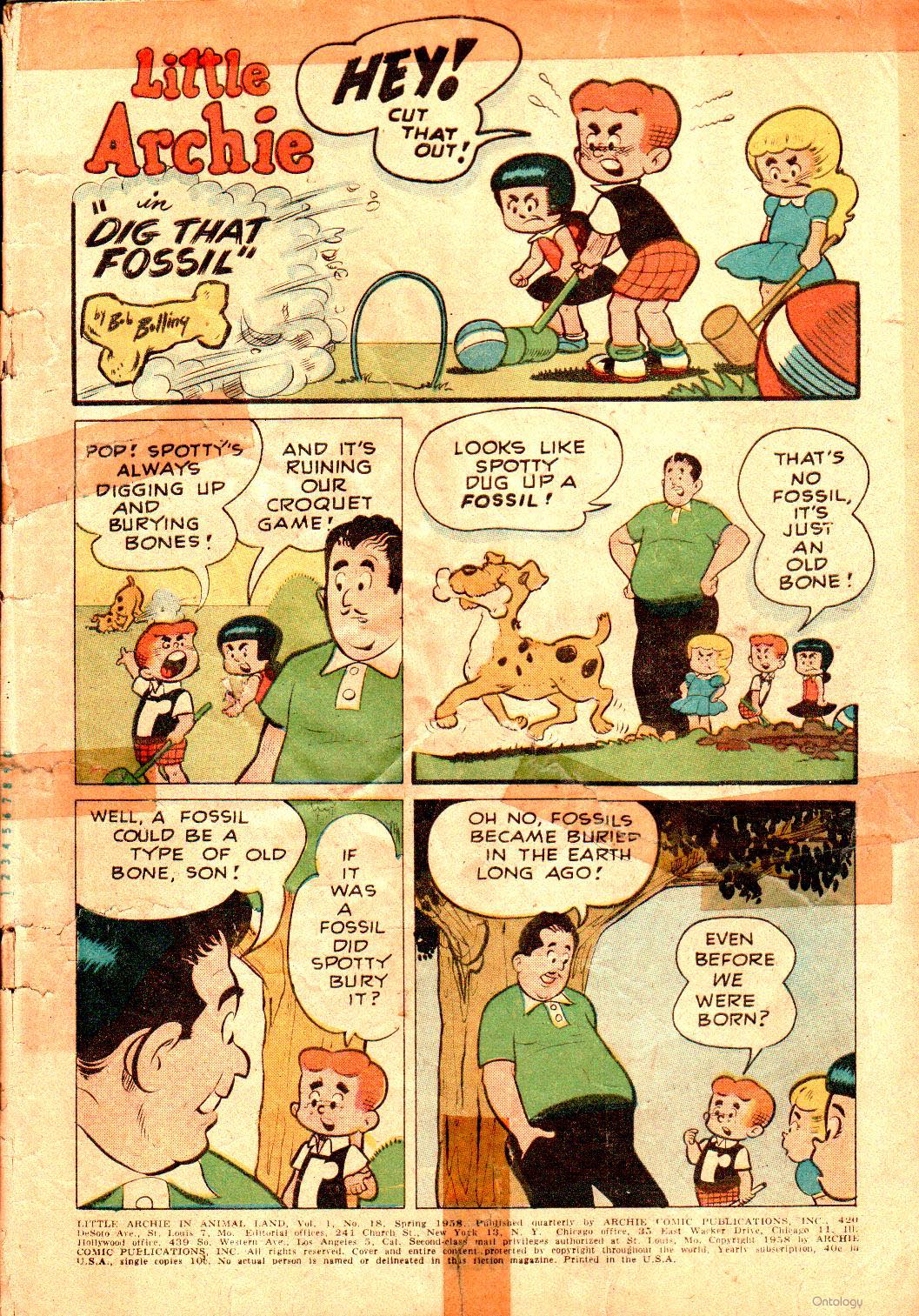 Read online Little Archie In Animal Land comic -  Issue #18 - 3