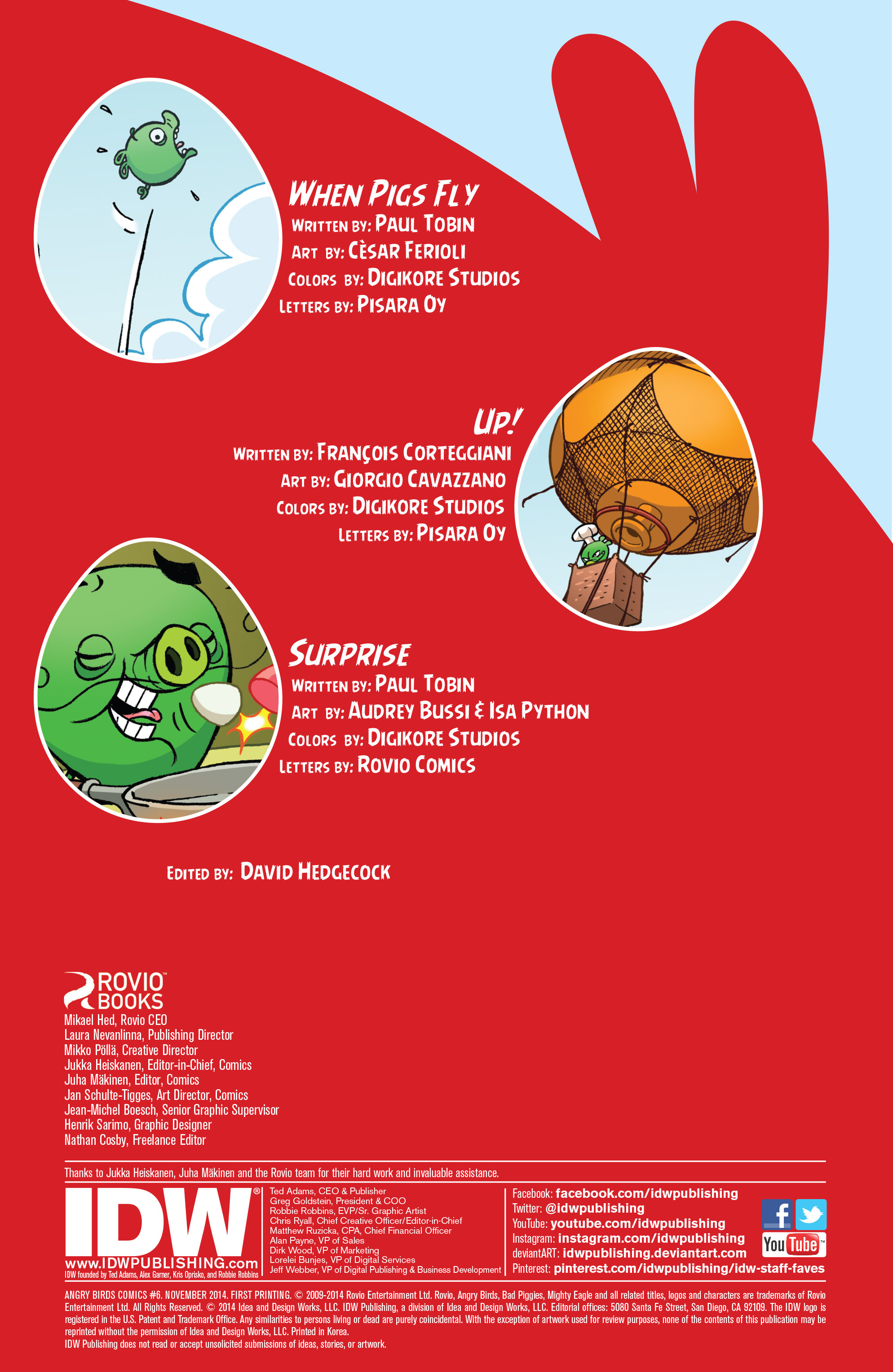 Read online Angry Birds Comics (2014) comic -  Issue #6 - 2