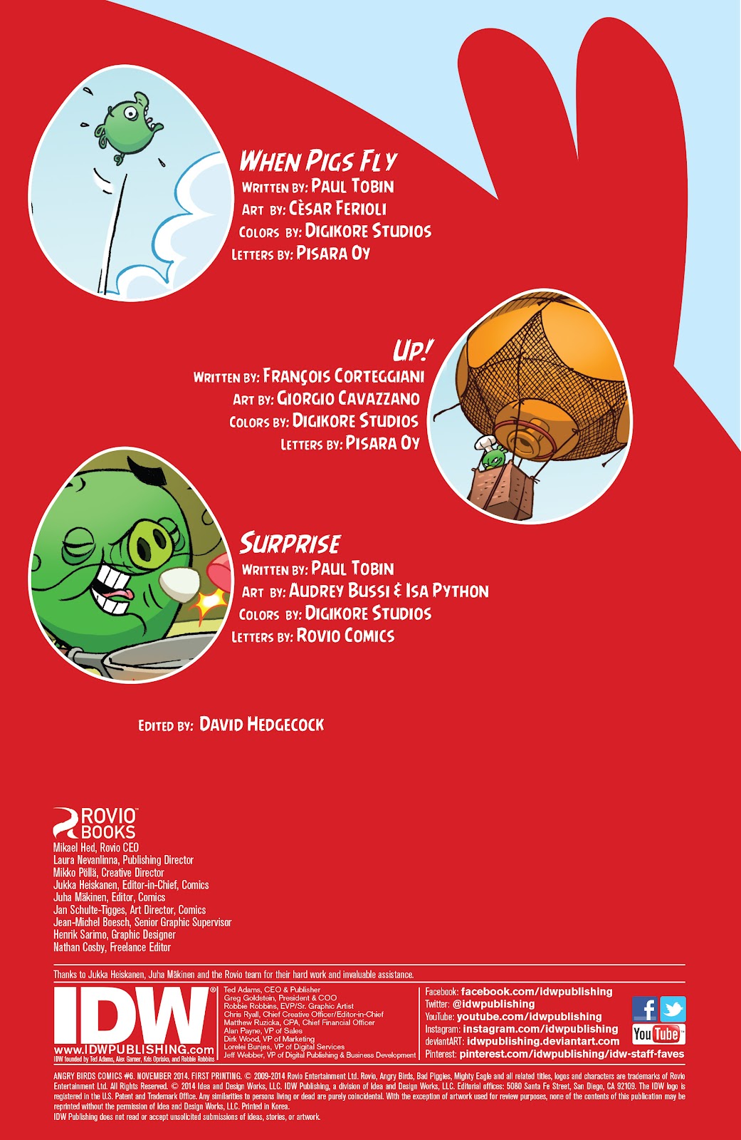 Angry Birds Comics (2014) issue 6 - Page 2