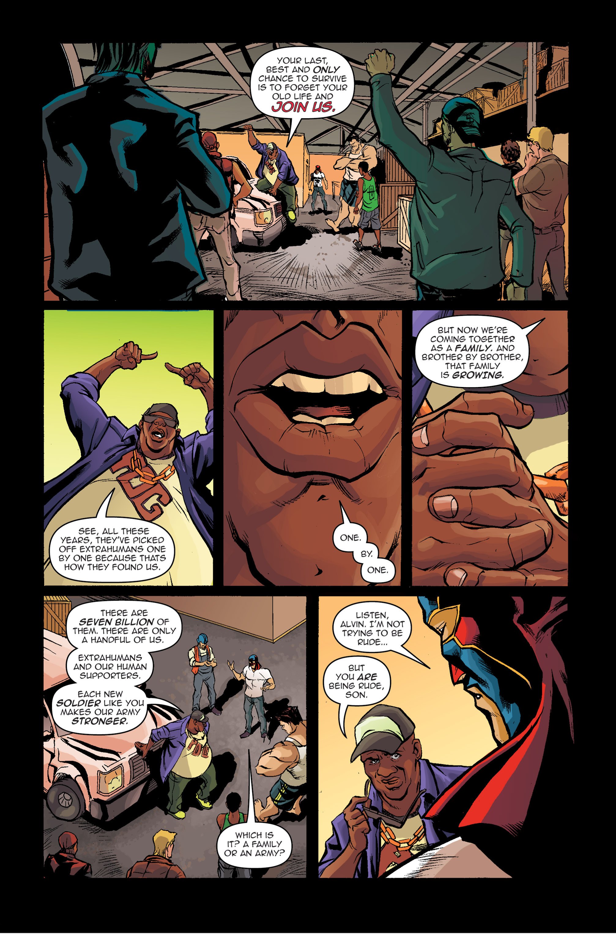 Read online The F1rst Hero: Fight For Your Life comic -  Issue #4 - 8