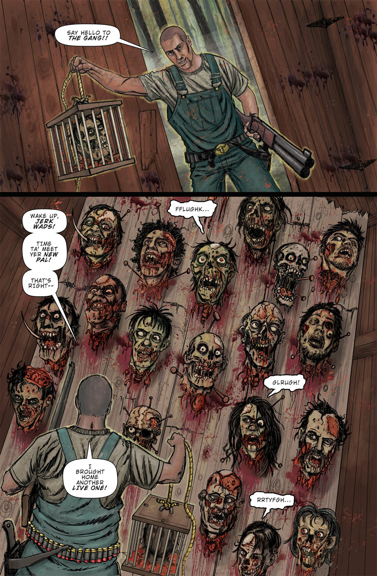 Read online Zombie Terrors comic -  Issue #1 - 12
