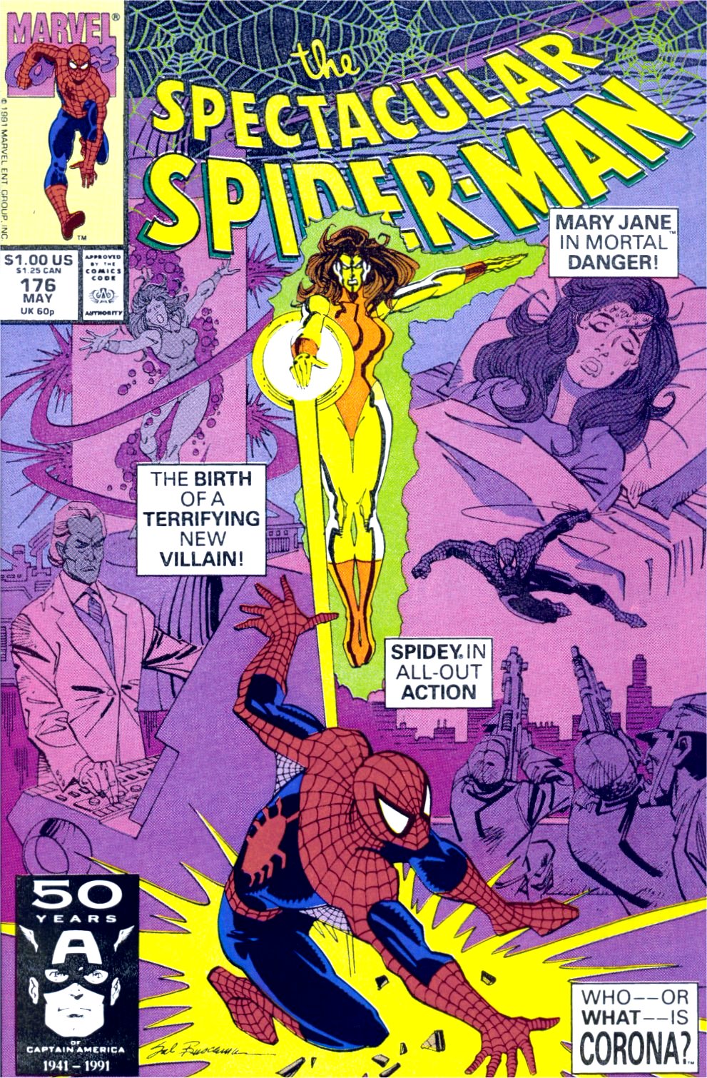 Read online The Spectacular Spider-Man (1976) comic -  Issue #176 - 1