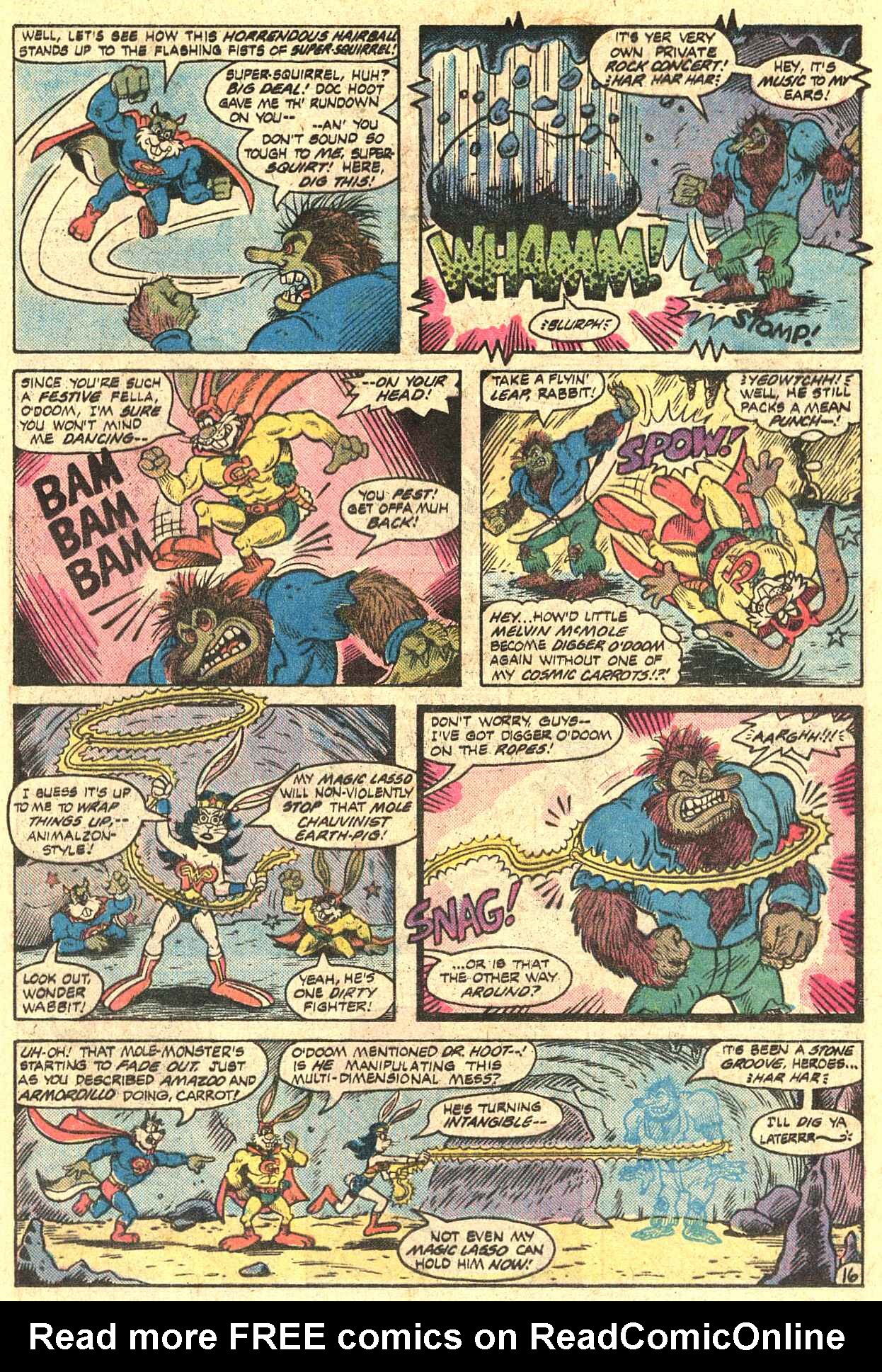 Read online Captain Carrot and His Amazing Zoo Crew! comic -  Issue #14 - 17