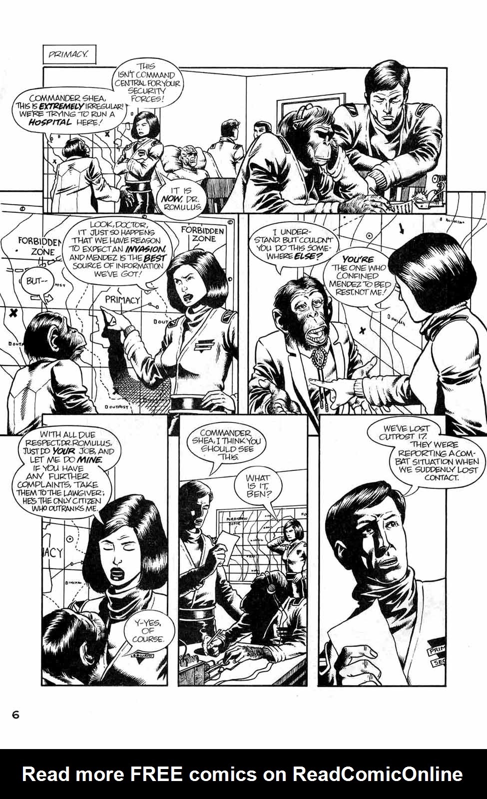 Read online Planet of the Apes: The Forbidden Zone comic -  Issue #3 - 8