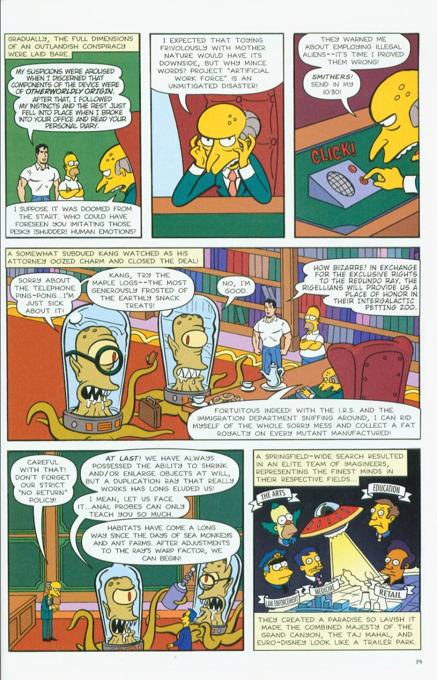 Read online Treehouse of Horror comic -  Issue #7 - 57