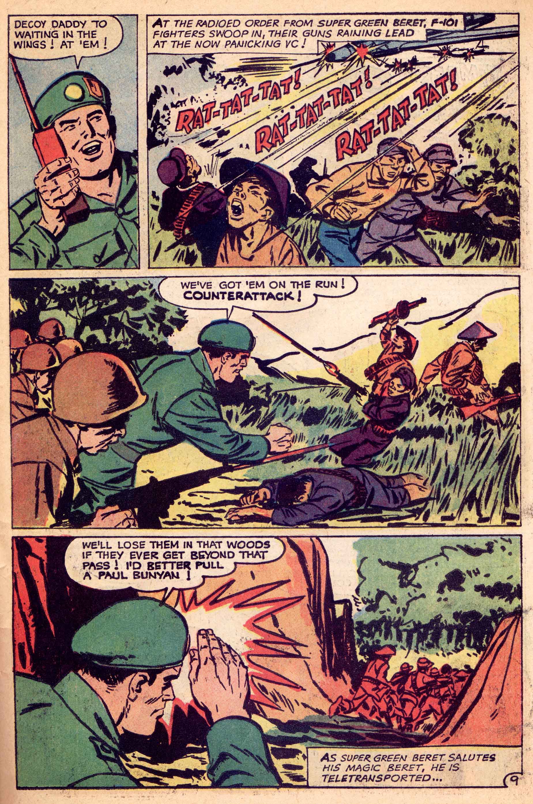 Read online Super Green Beret comic -  Issue #2 - 62