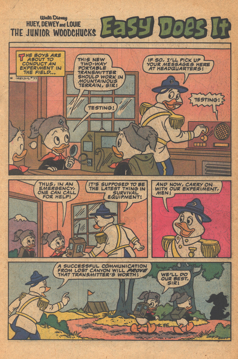 Read online Huey, Dewey, and Louie Junior Woodchucks comic -  Issue #77 - 19