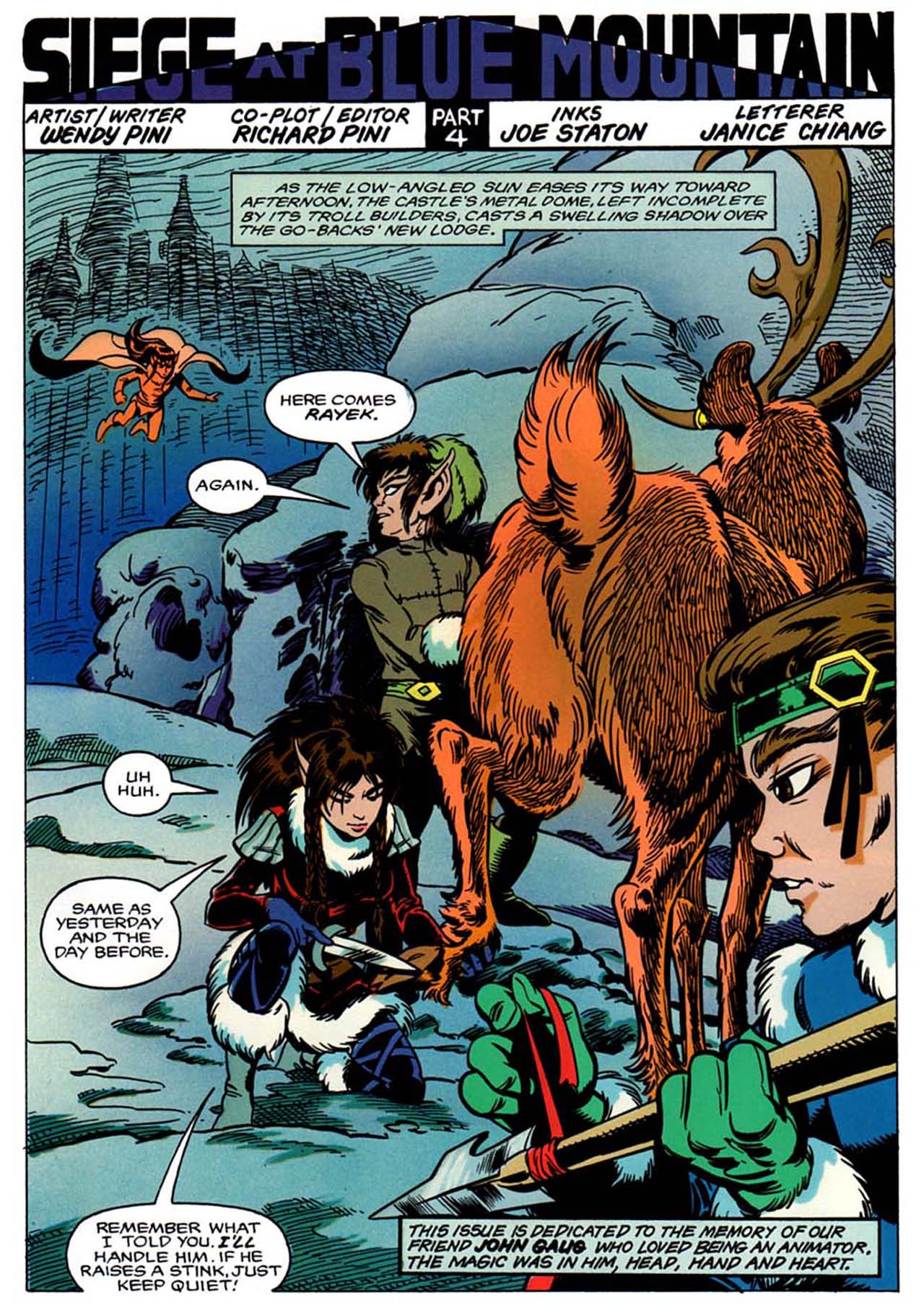 Read online ElfQuest: Siege at Blue Mountain comic -  Issue #4 - 3