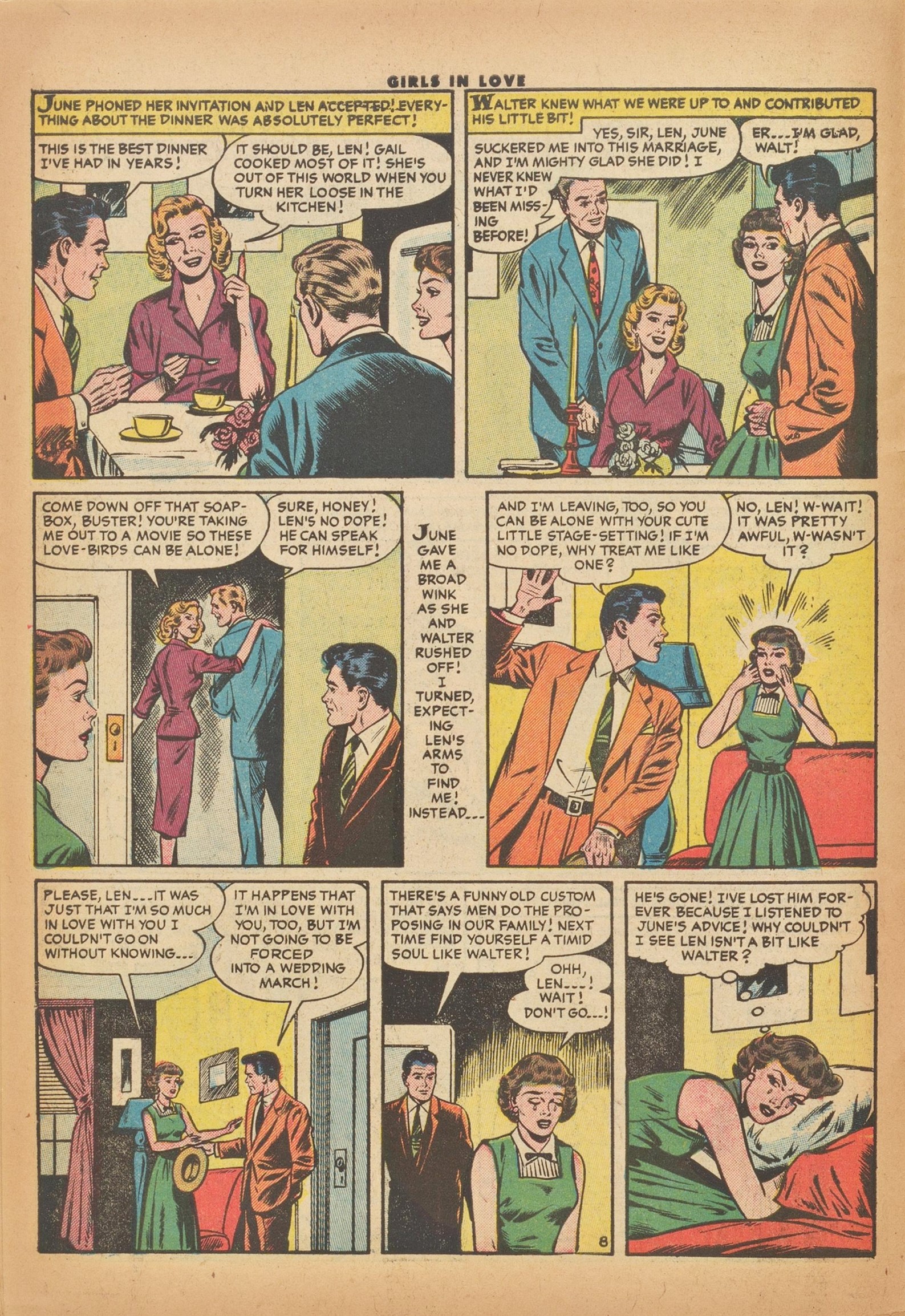Read online Girls in Love (1955) comic -  Issue #51 - 10