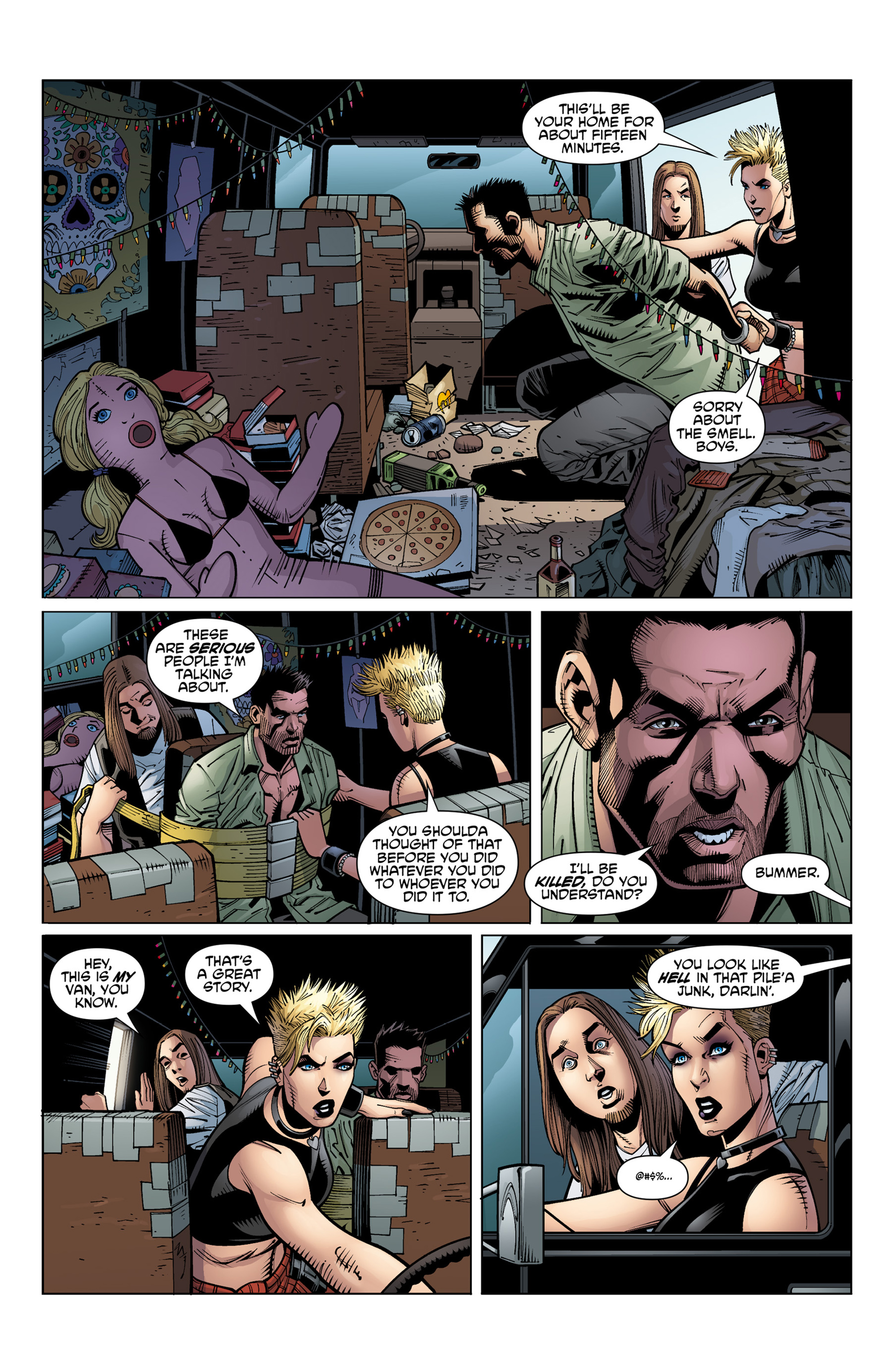 Read online Barb Wire (2015) comic -  Issue #6 - 13
