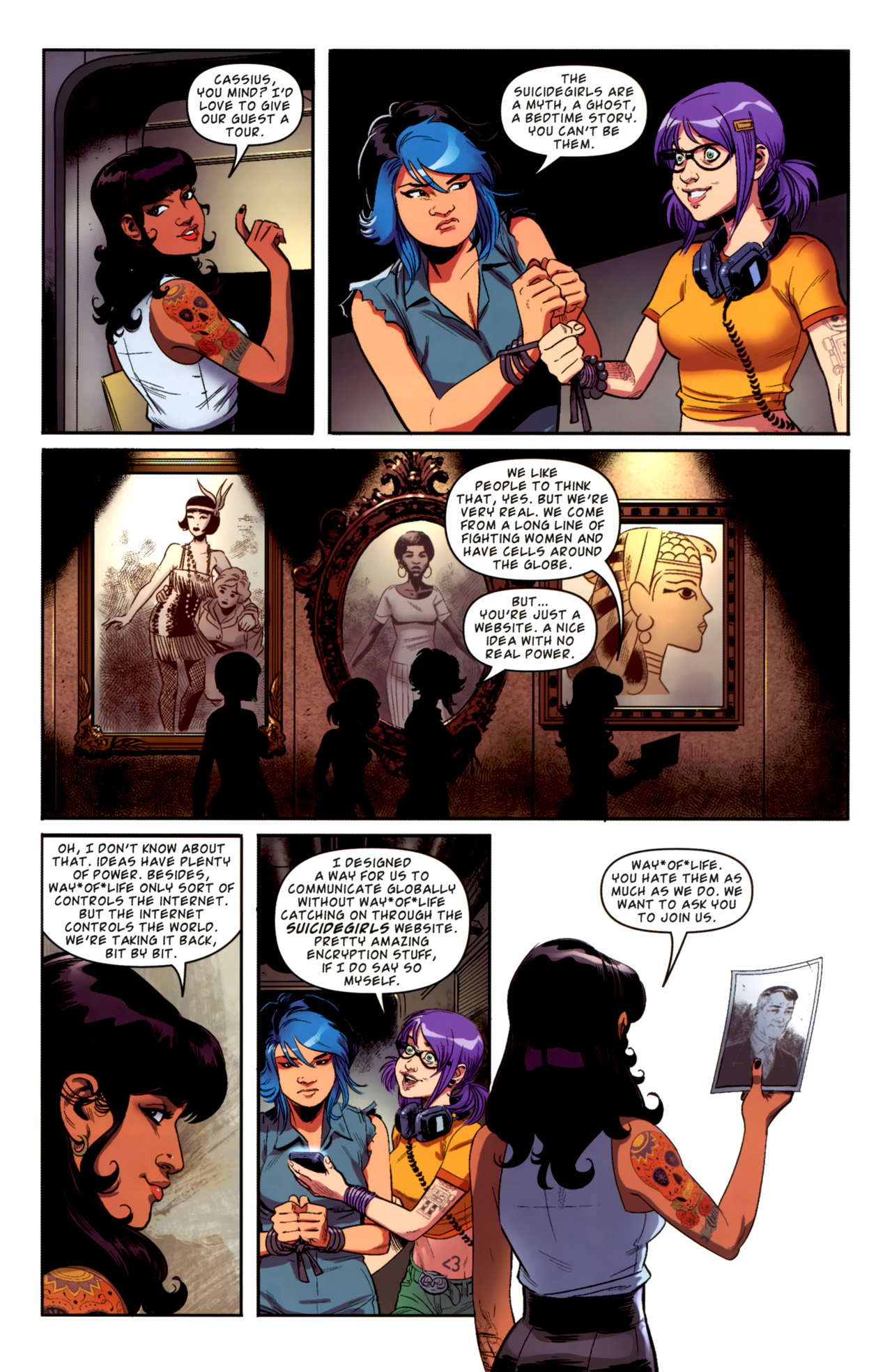 Read online Suicide Girls comic -  Issue #1 - 17